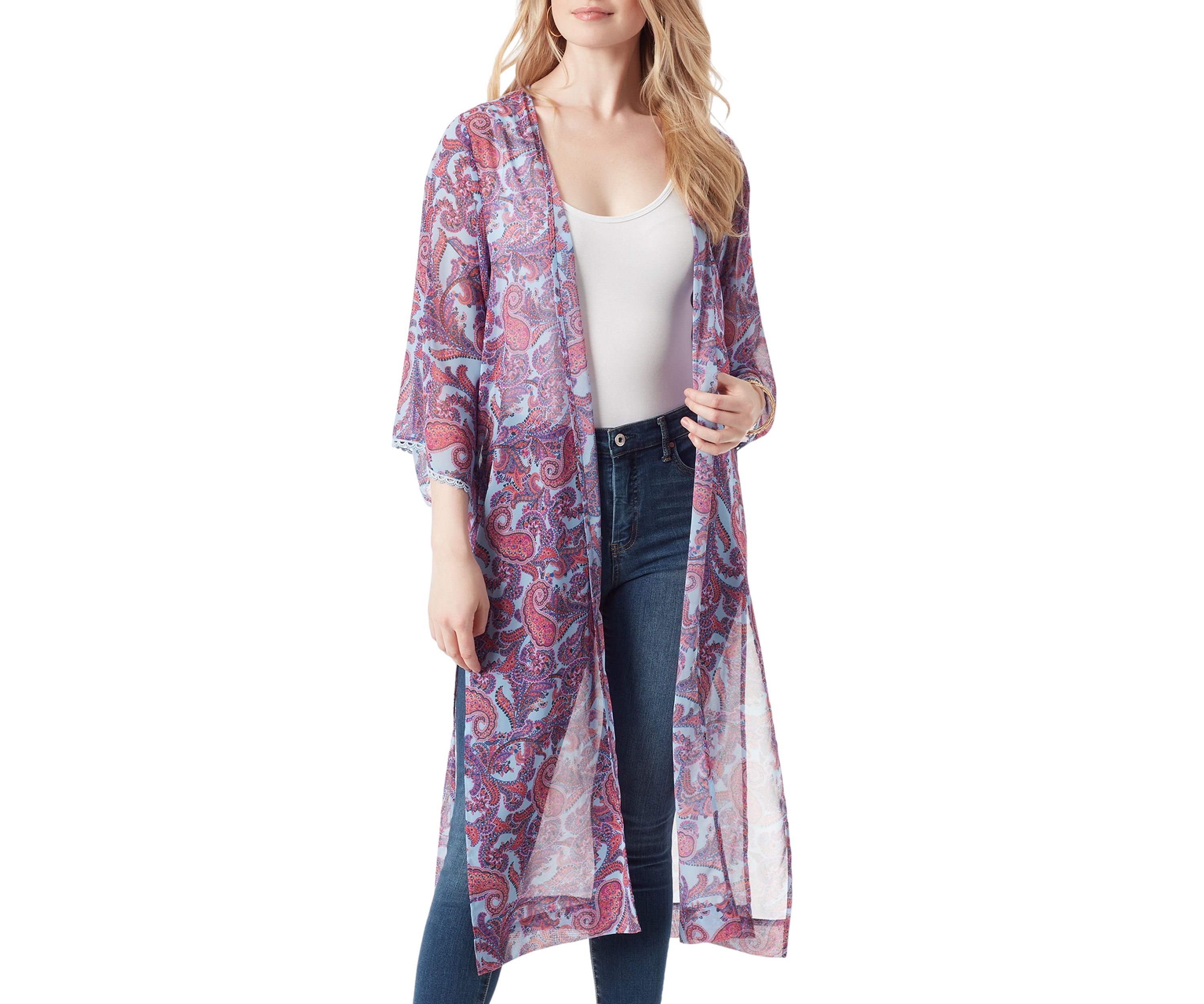 Blakely Printed Kimono