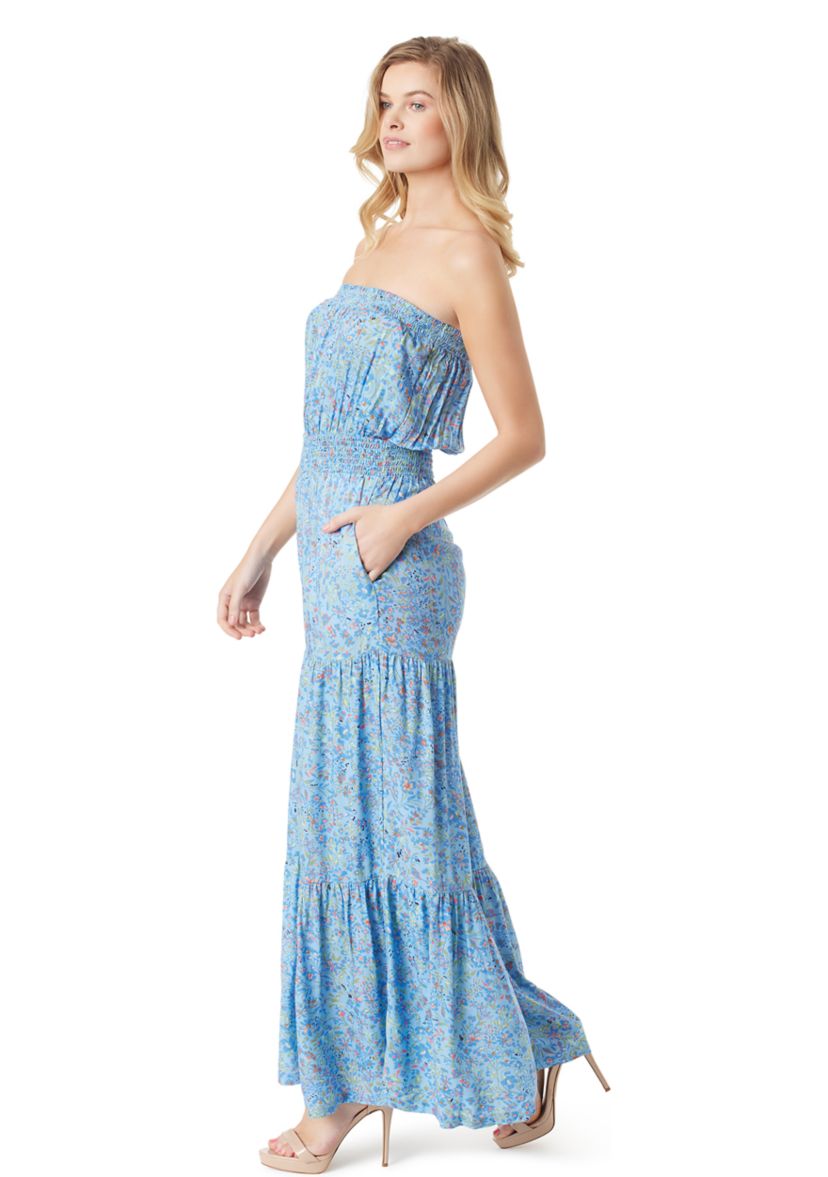 Devyn Printed Tiered Jumpsuit