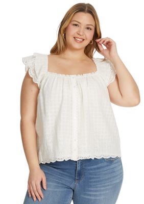 Jessica Simpson Women's Plus Size Violette Tank Top