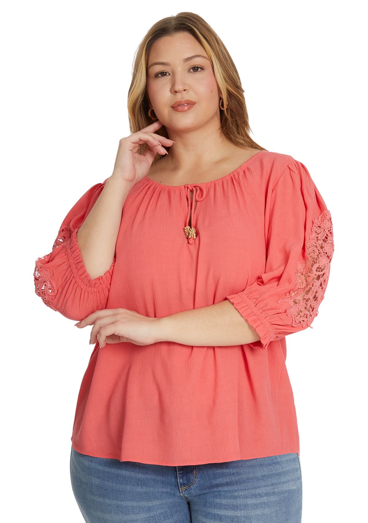 Plus Size Sibyl Woven Top