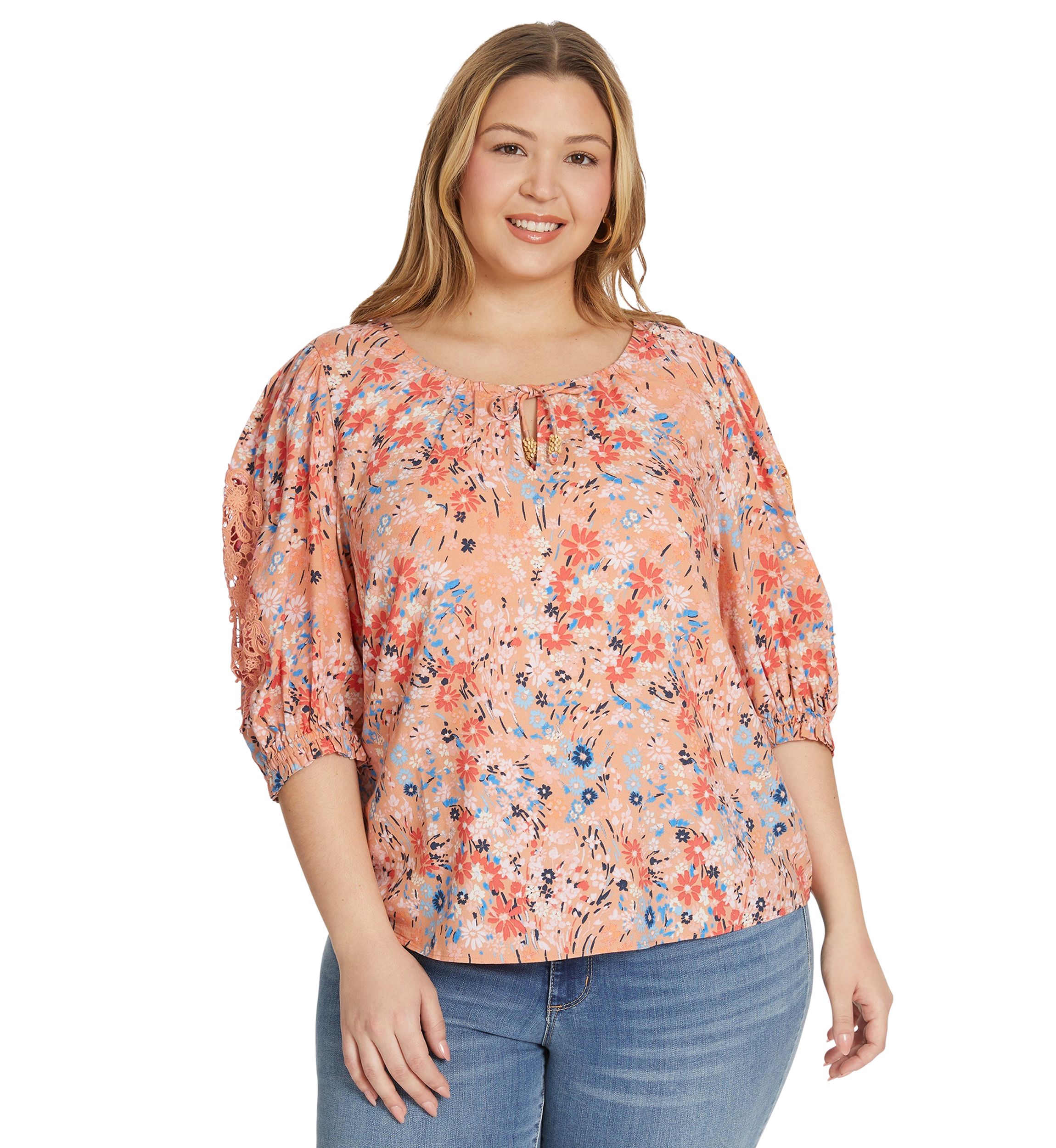   Plus Size Sibyl Woven Top 