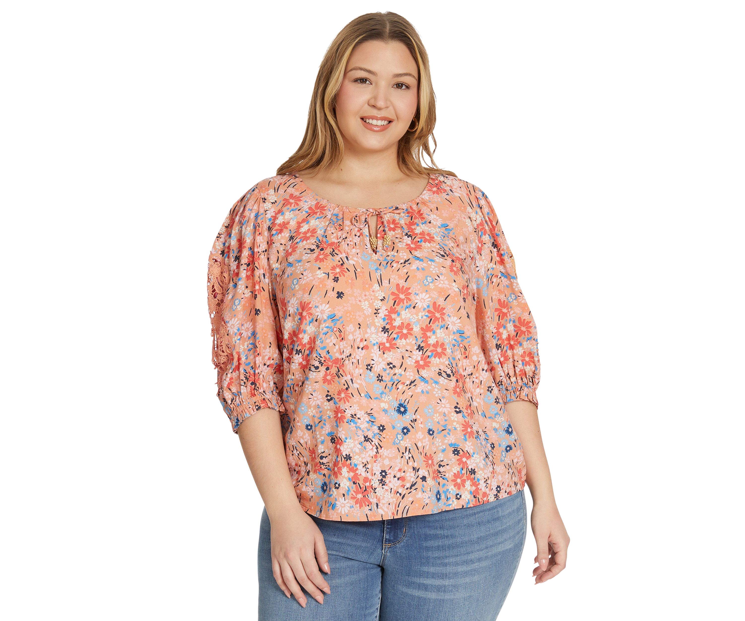   Plus Size Sibyl Woven Top 