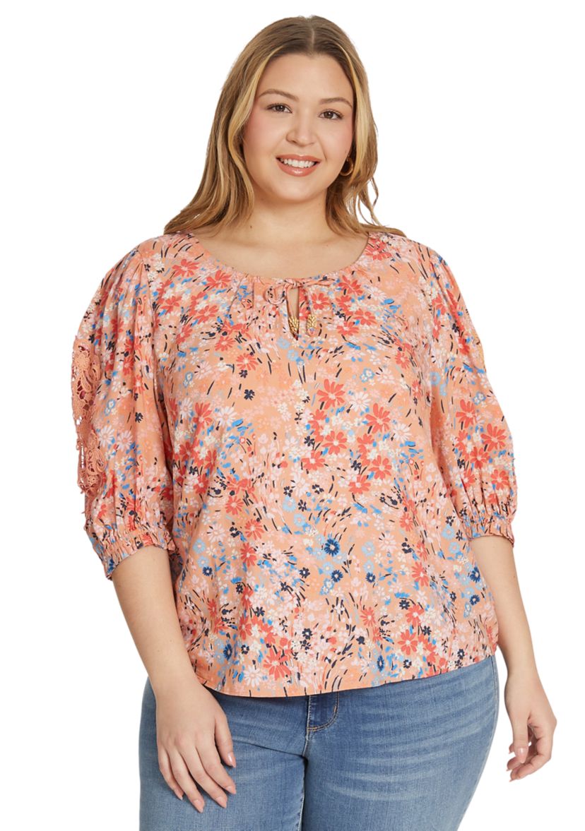   Plus Size Sibyl Woven Top 