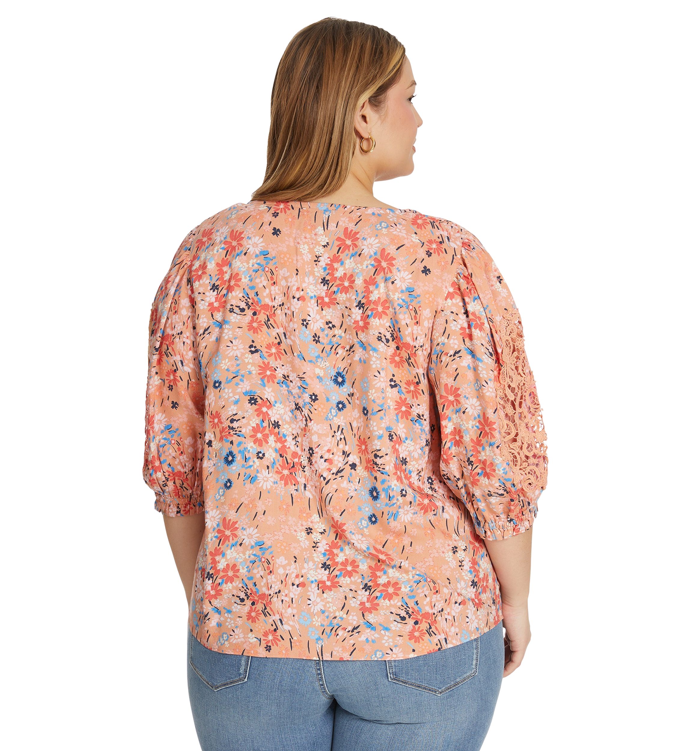   Plus Size Sibyl Woven Top 
