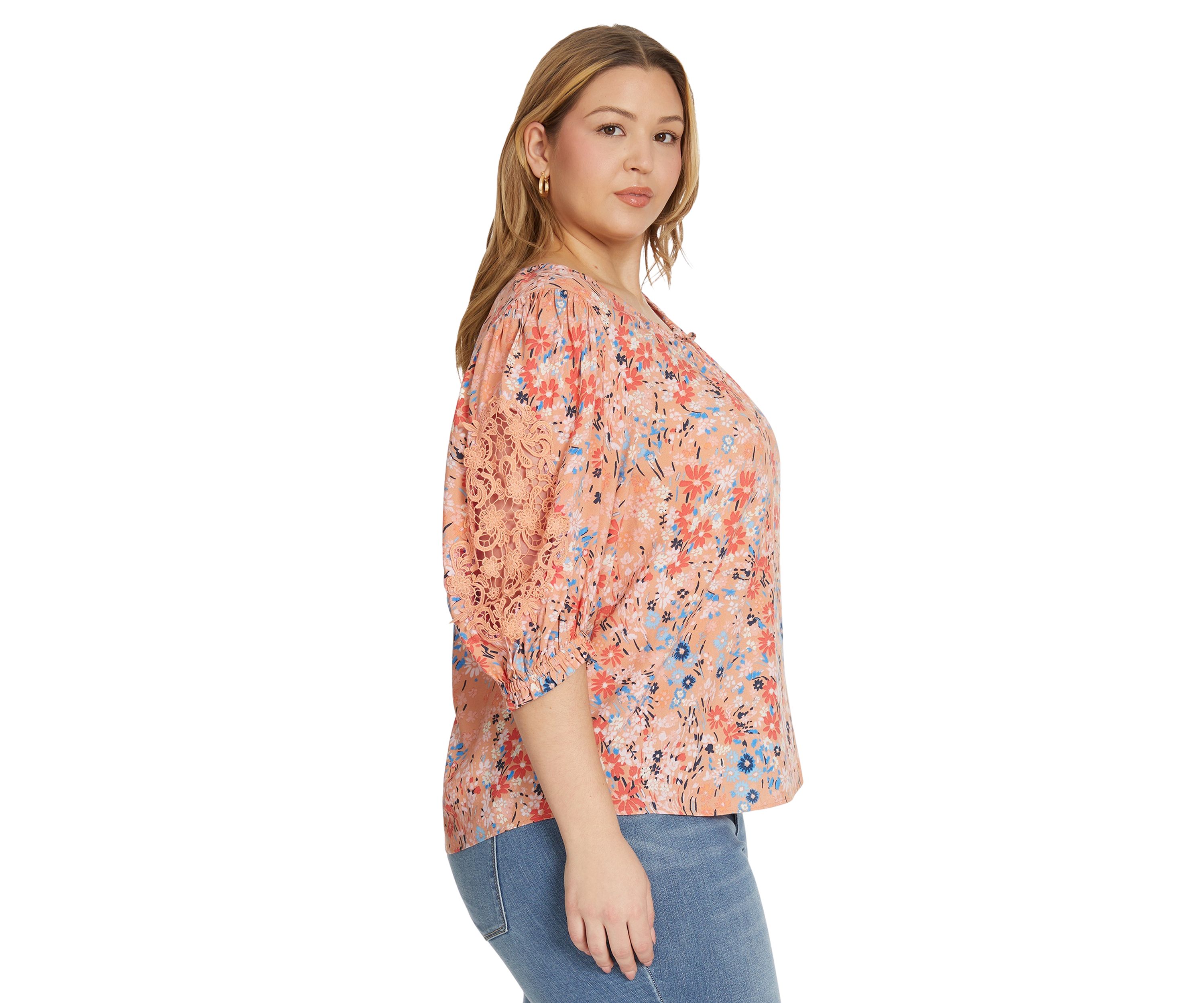   Plus Size Sibyl Woven Top 
