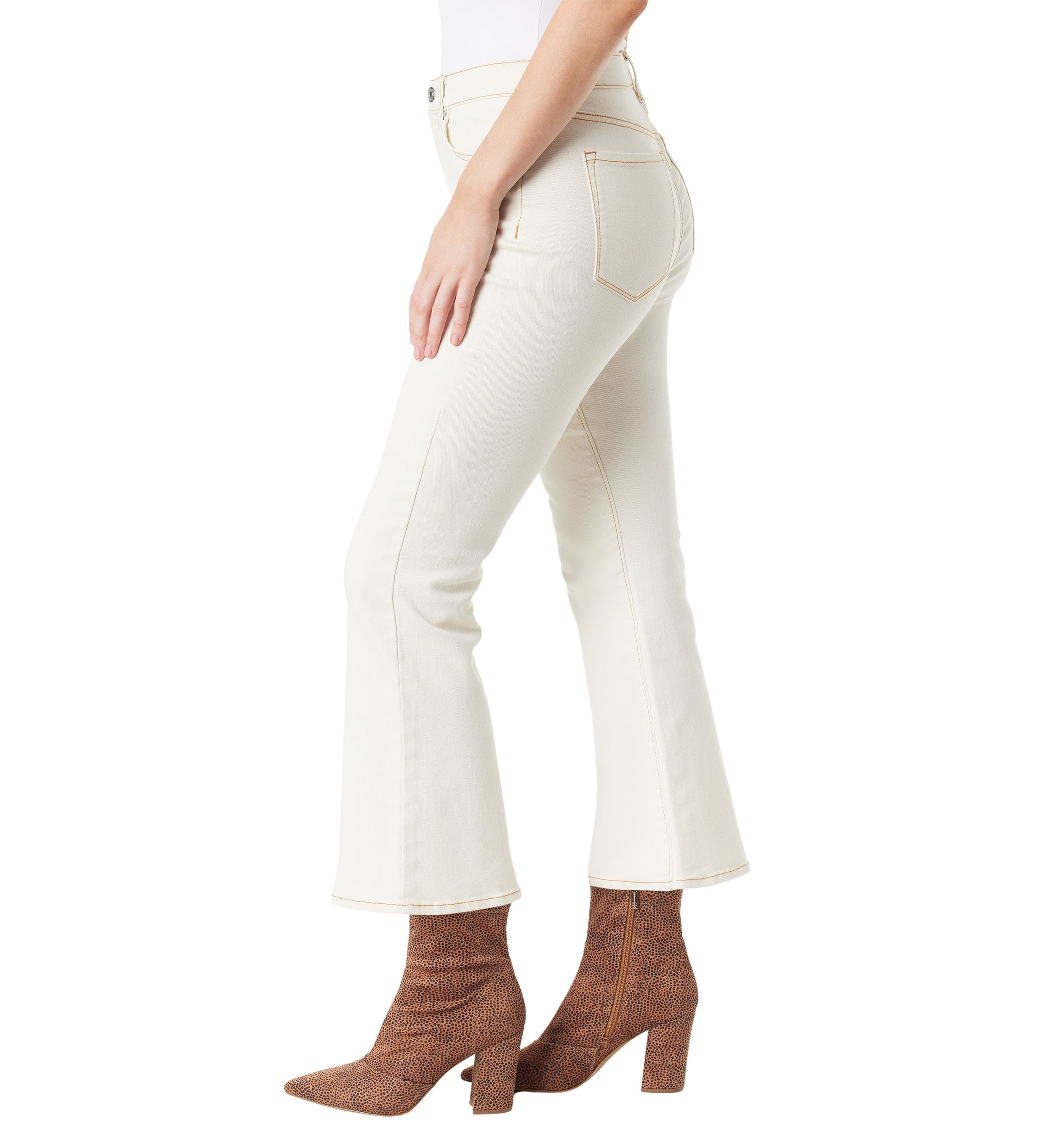Womens Charmed Flare Ankle Jeans