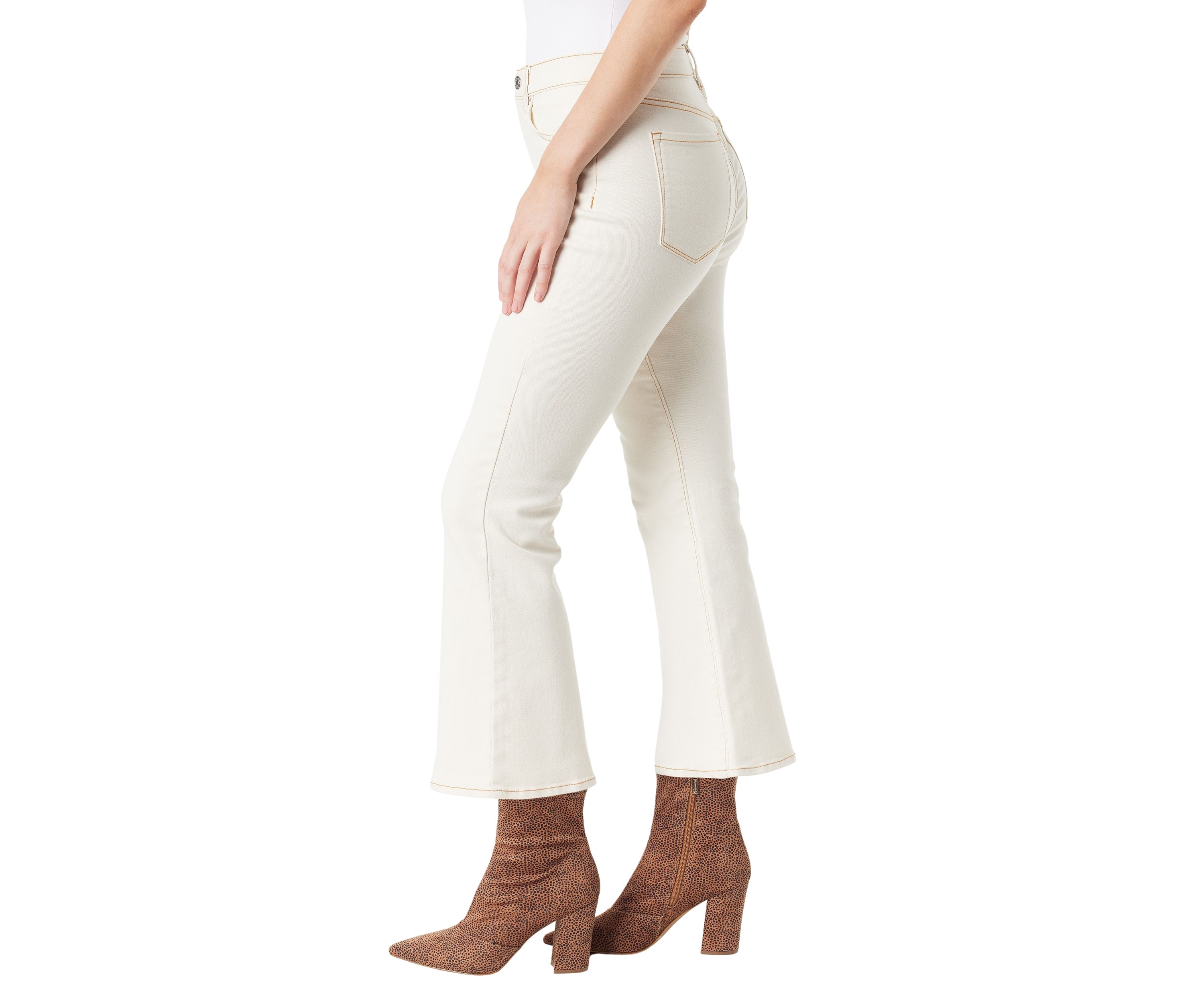 Womens Charmed Flare Ankle Jeans