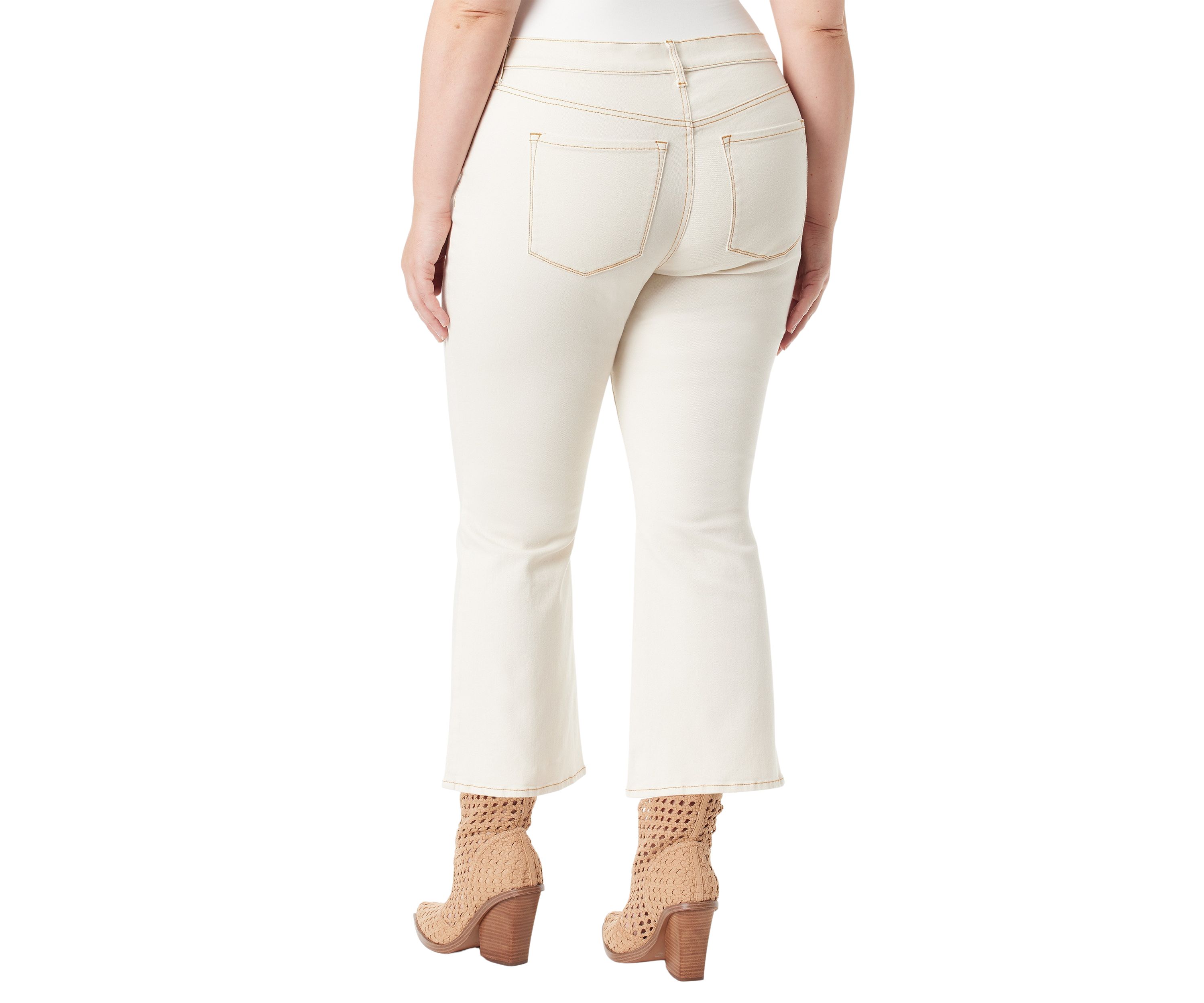 Curvy Charmed Ankle Flare Jeans