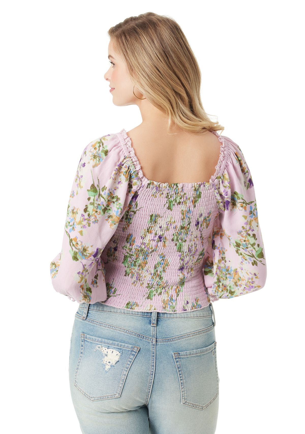 Illona Long Sleeve Printed Blouse