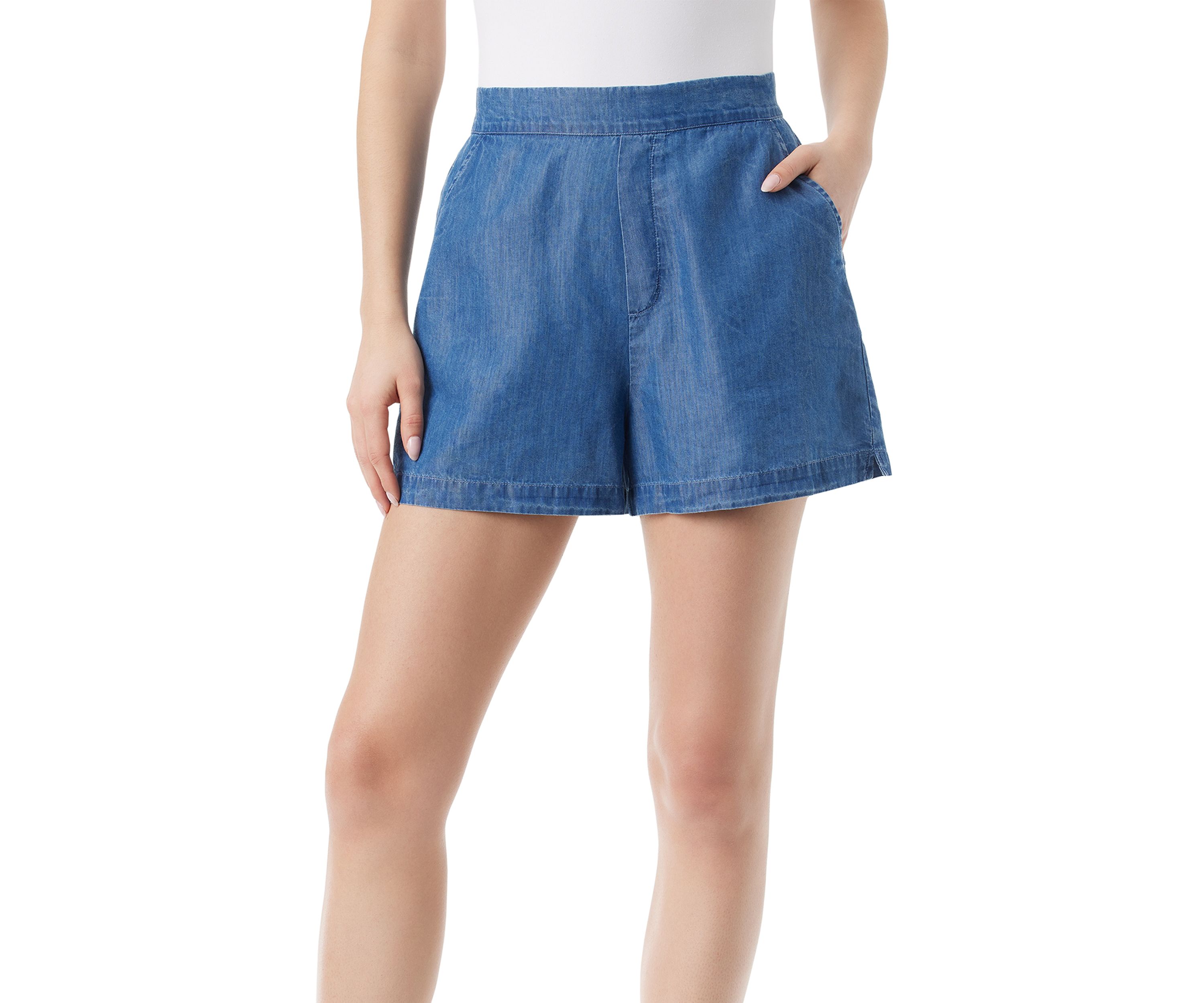 Jacinda Chambray Shorts