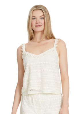 Jessica Simpson Women's Crochet Cami, Medium