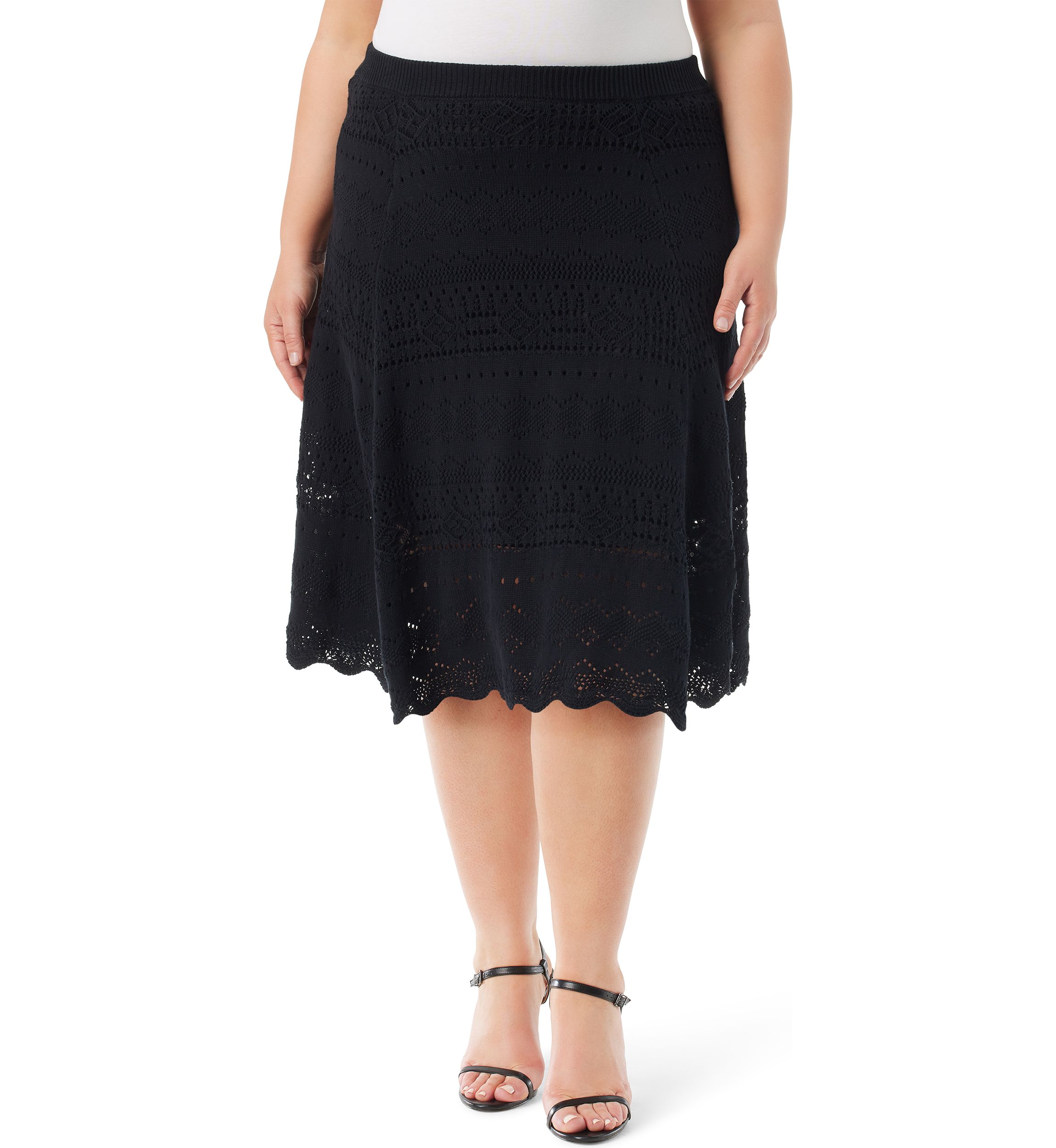 Plus Size Noji Knit Skirt