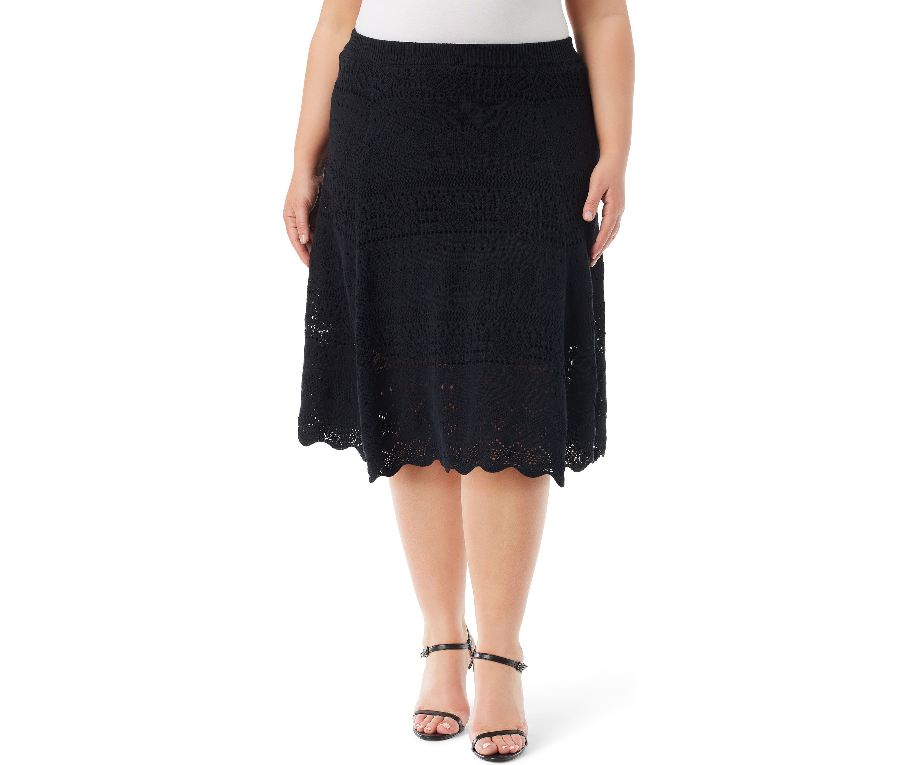 Plus Size Noji Knit Skirt