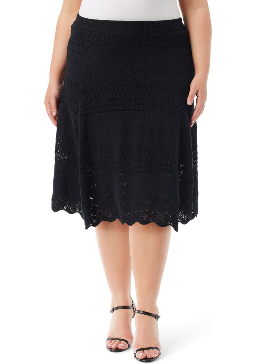 Plus Size Noji Knit Skirt