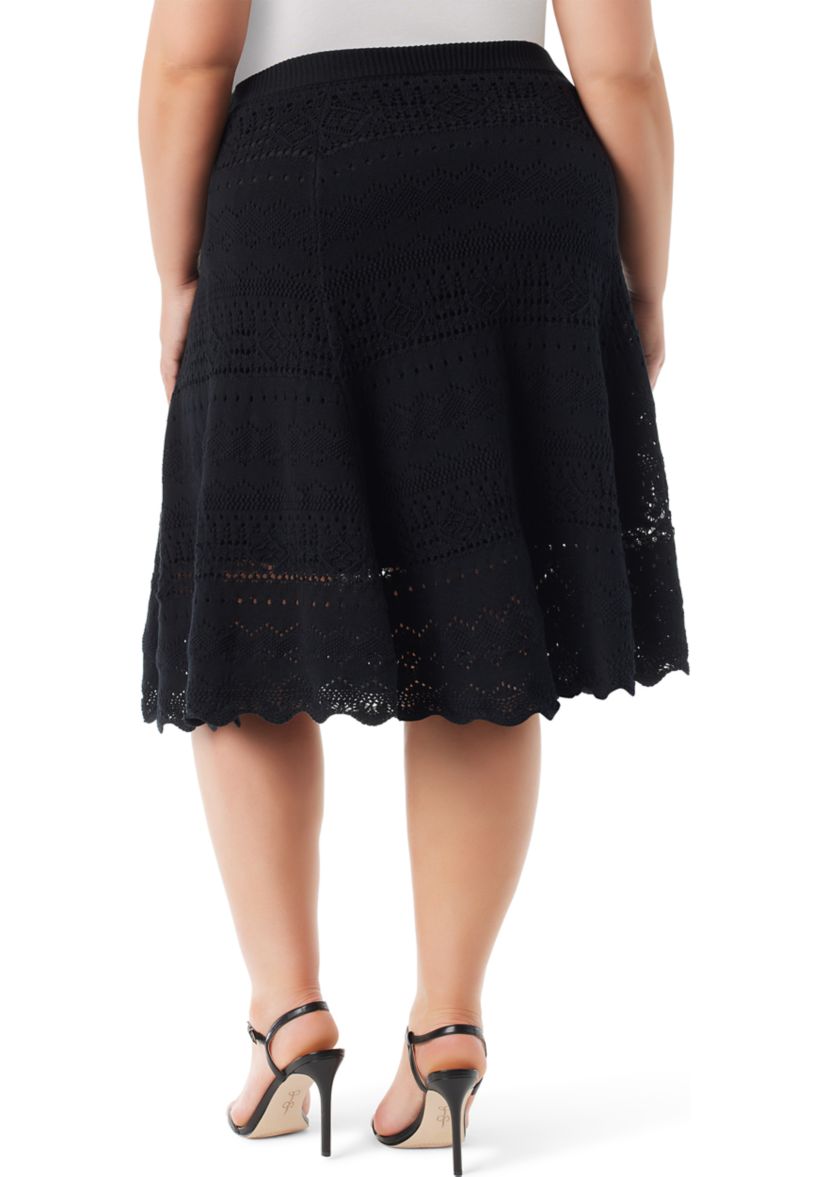 Plus Size Noji Knit Skirt
