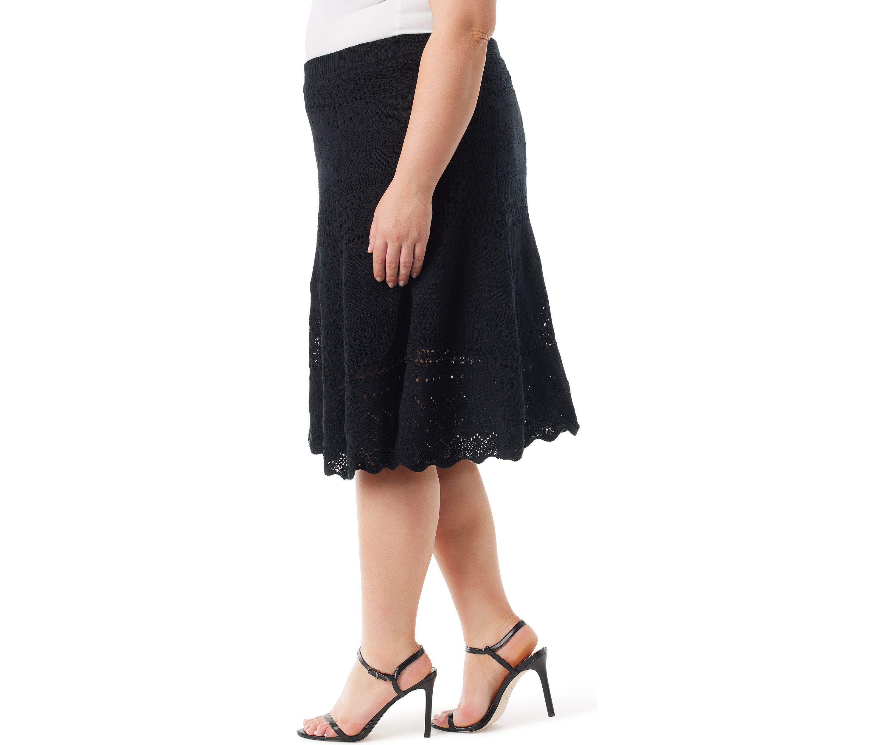 Plus Size Noji Knit Skirt