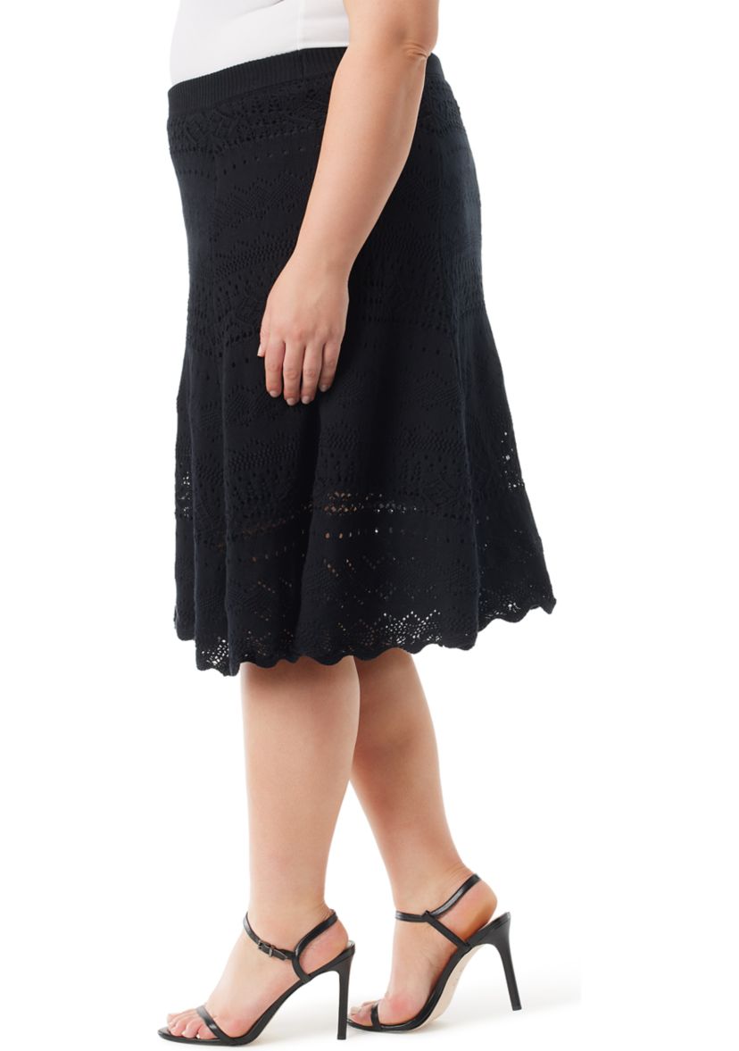 Plus Size Noji Knit Skirt
