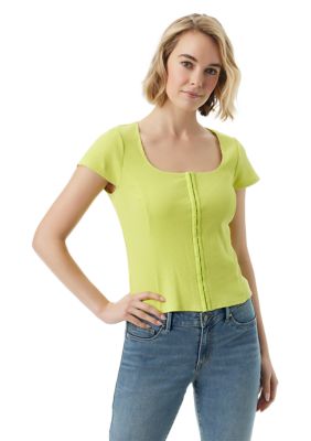 Jessica Simpson Women's Mini Ribbed Knit Top