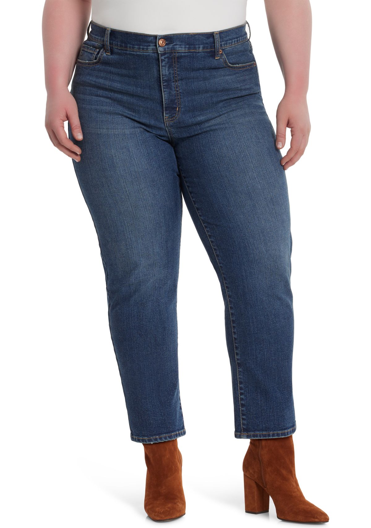Plus Size Harmony Slim Jeans 