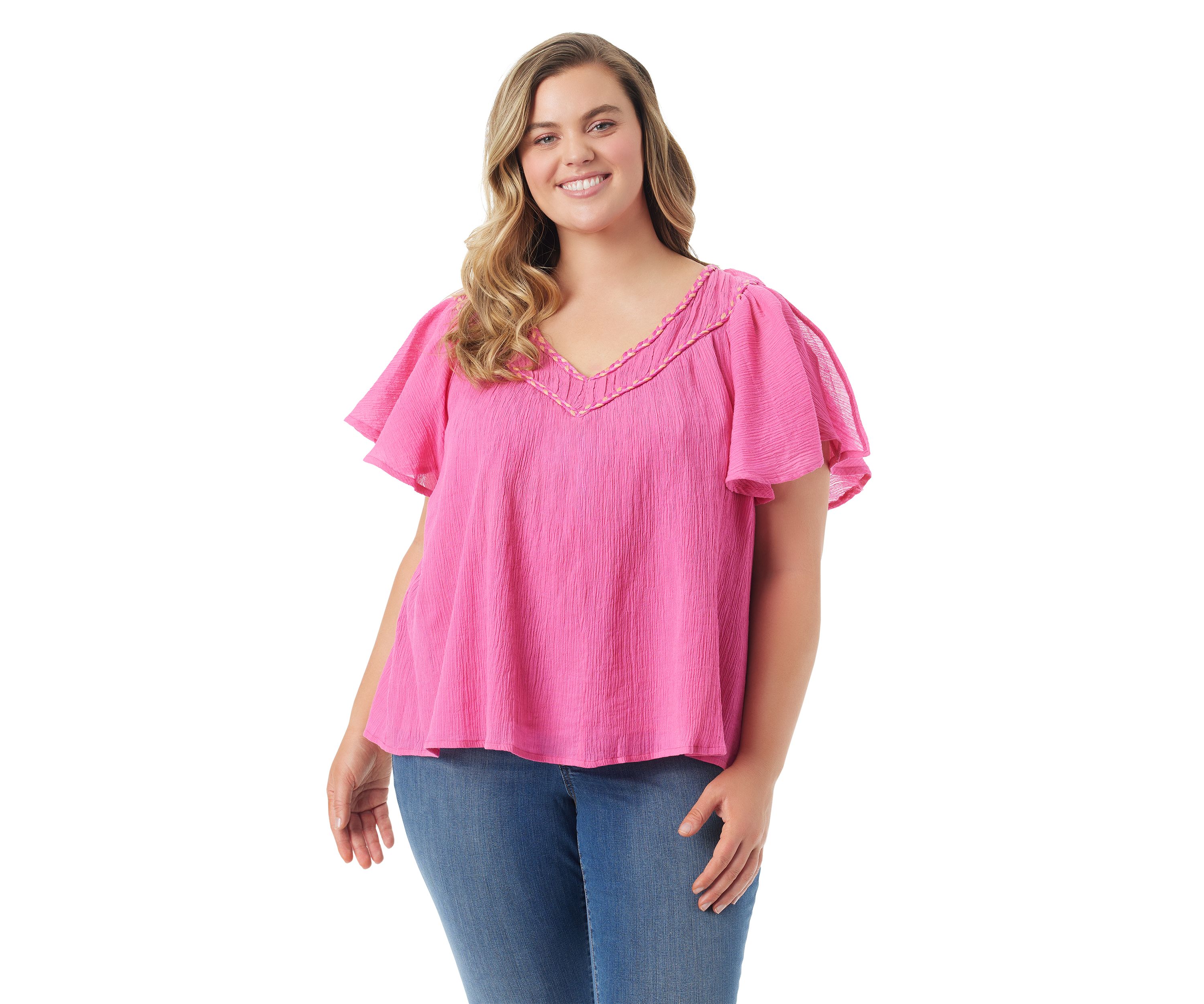 Plus Size Serenity V-Neck Blouse