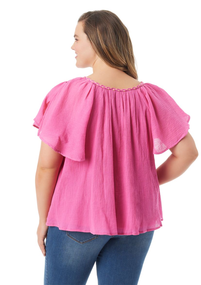 Plus Size Serenity V-Neck Blouse