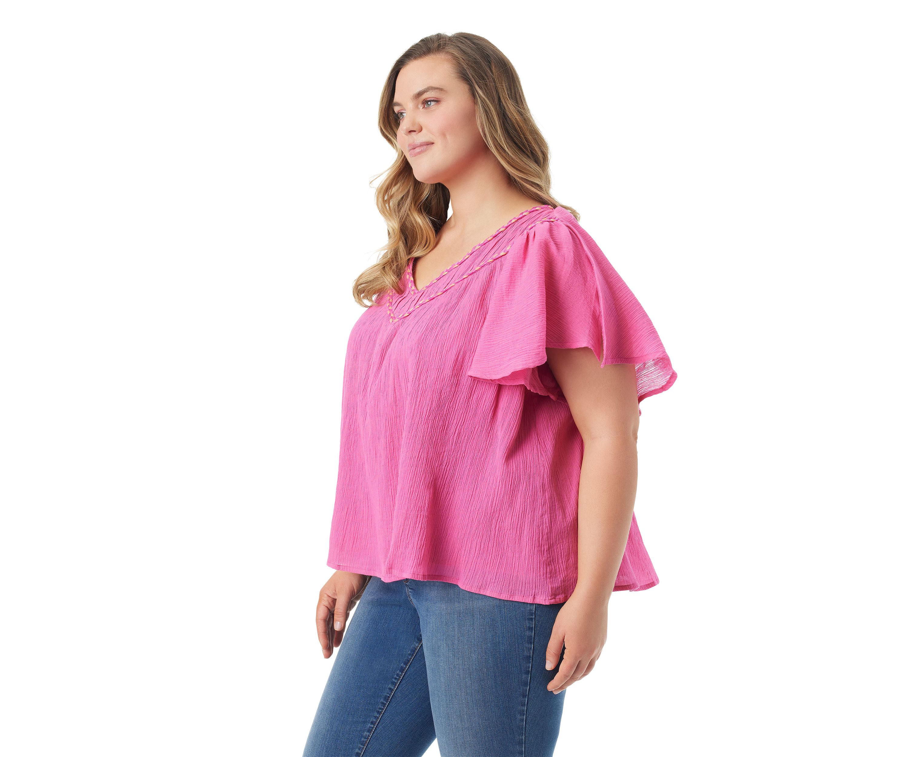 Plus Size Serenity V-Neck Blouse