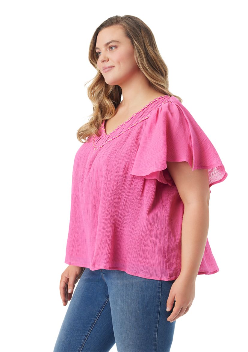 Plus Size Serenity V-Neck Blouse