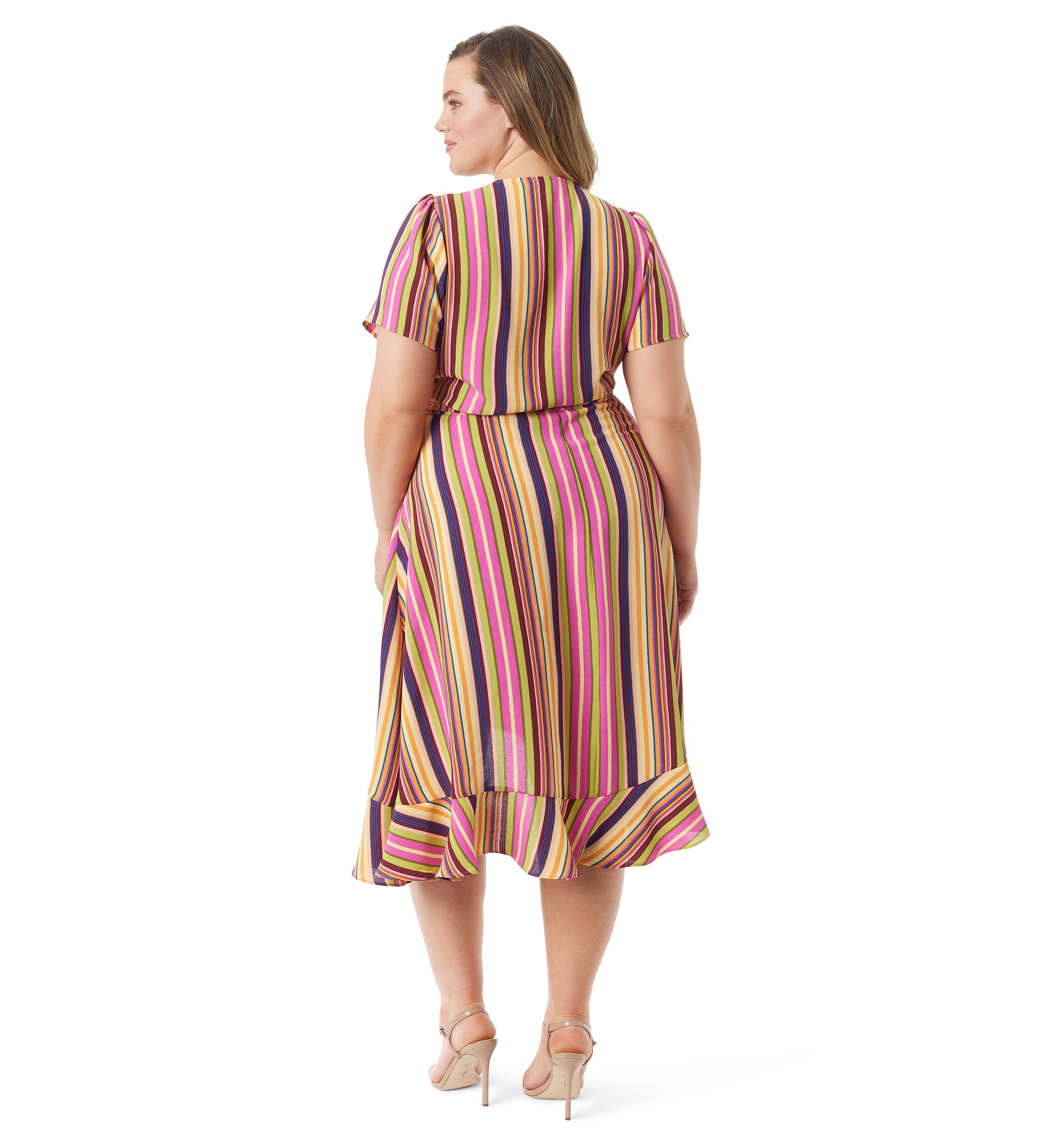 Plus Size Varsha V-Neck Wrap Dress