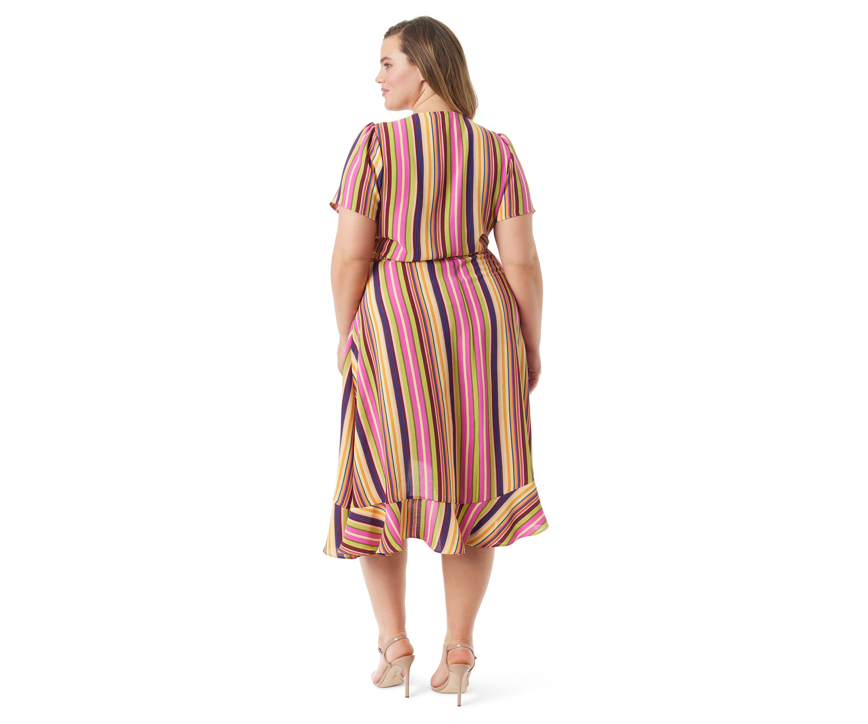 Plus Size Varsha V-Neck Wrap Dress