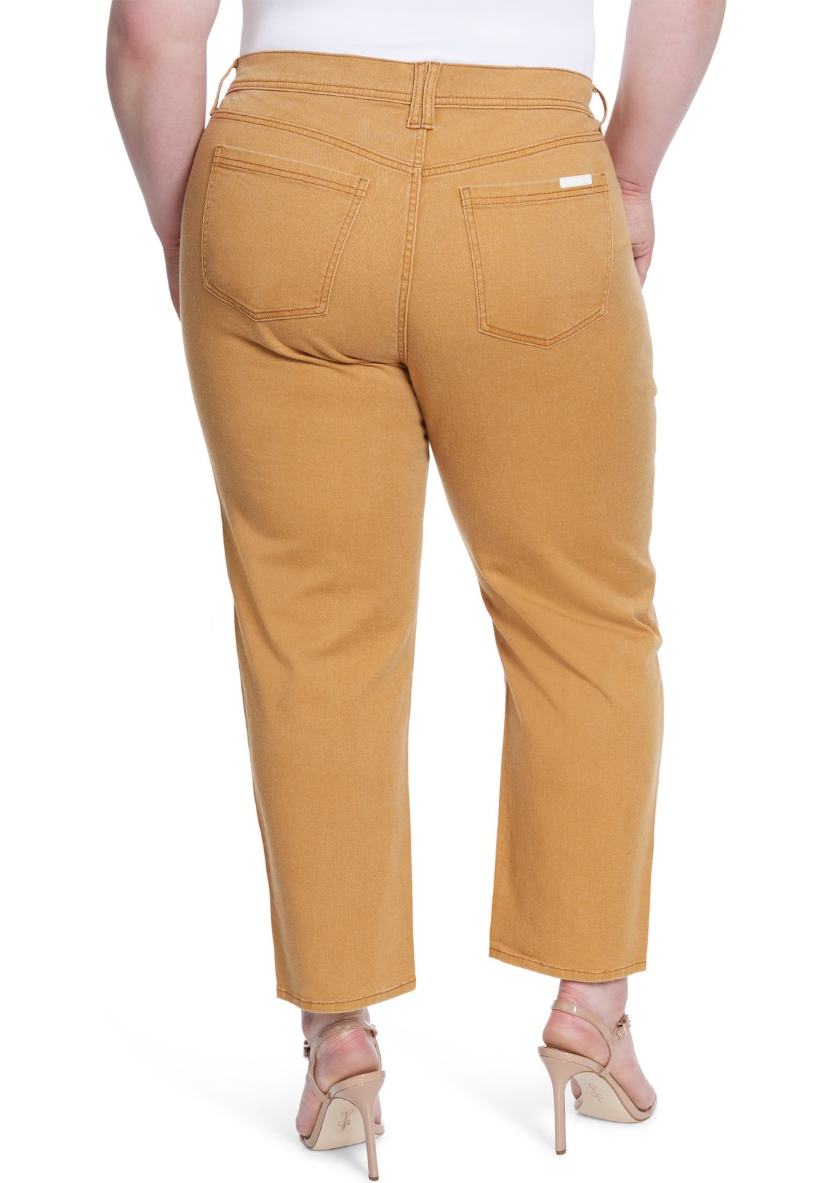 Curvy Pacific Straight Leg Cargo Jeans
