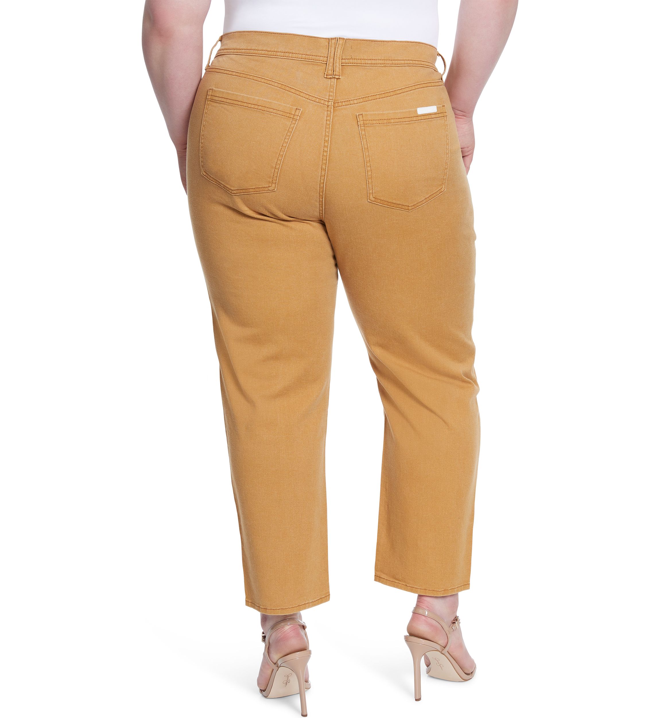 Curvy Pacific Straight Leg Cargo Jeans