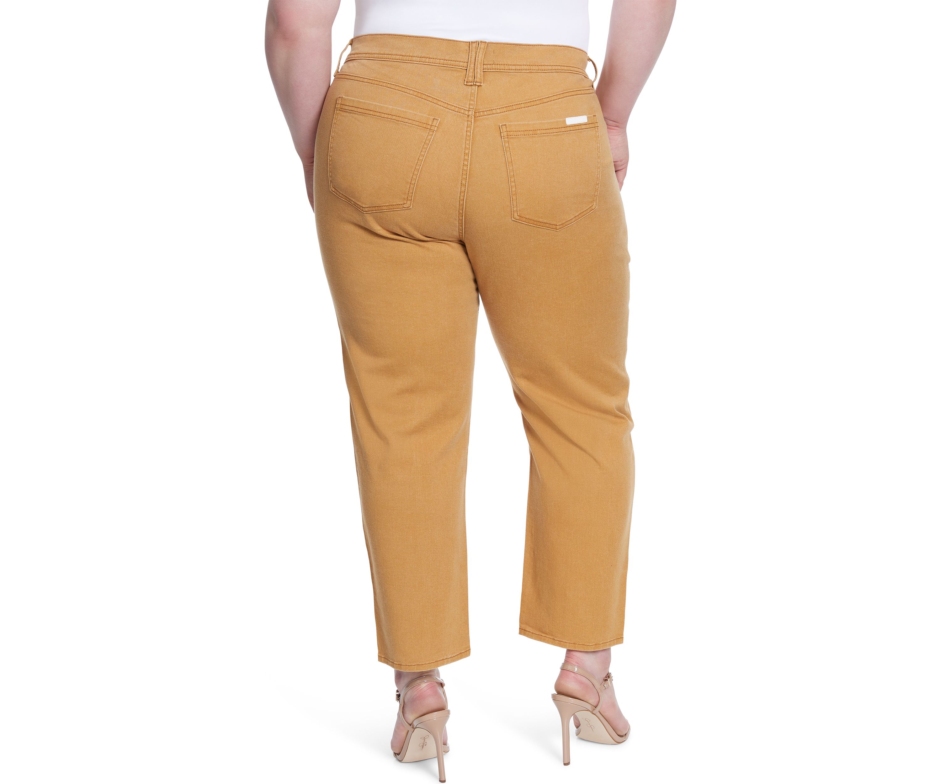 Curvy Pacific Straight Leg Cargo Jeans