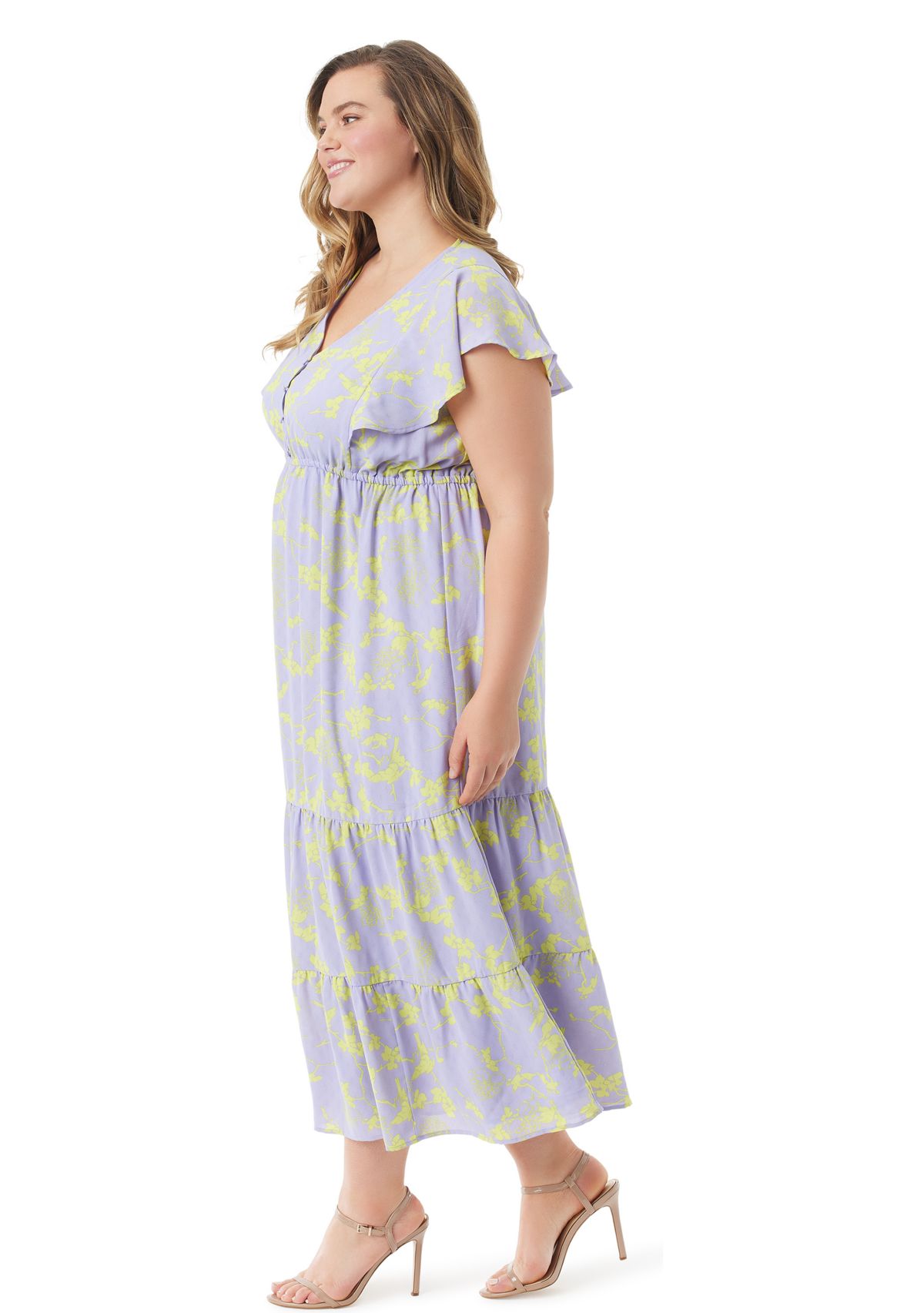Plus Size Naomi Floral Dress