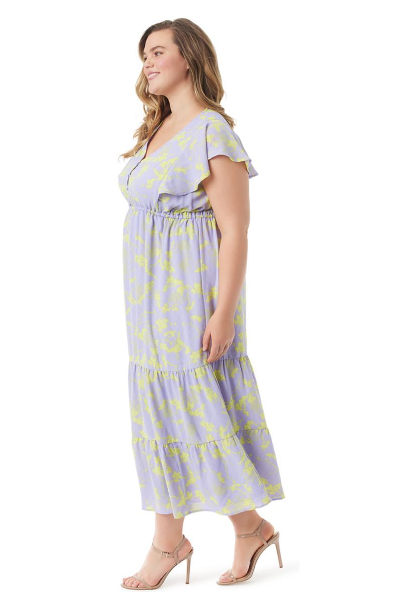 Plus Size Naomi Floral Dress