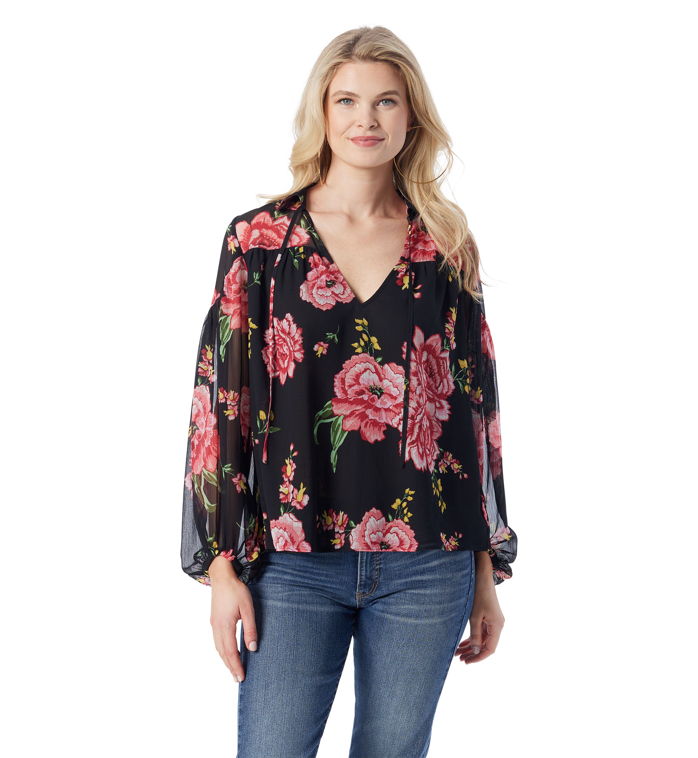 Womens Doris Chiffon Blouse 