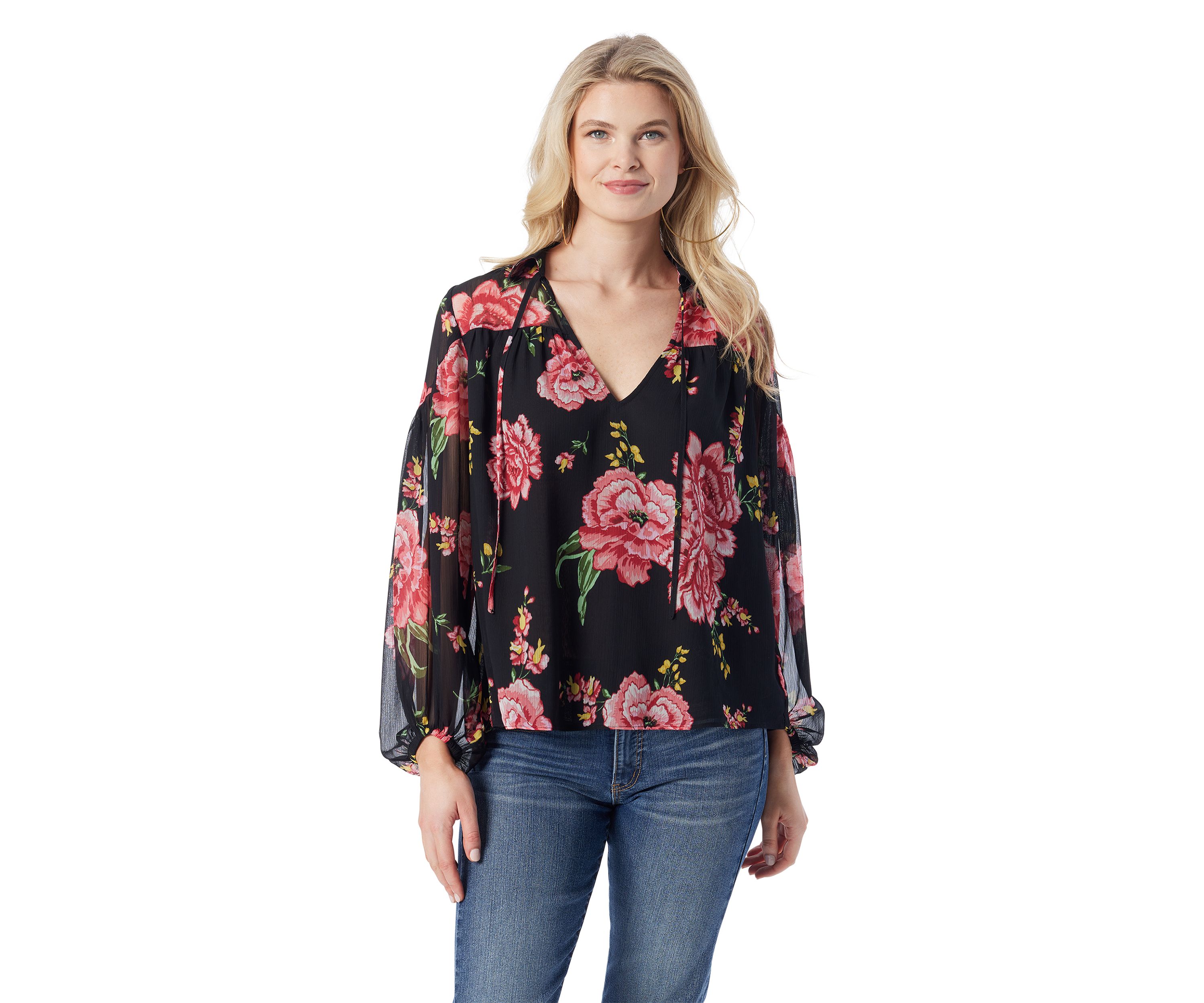 Womens Doris Chiffon Blouse 