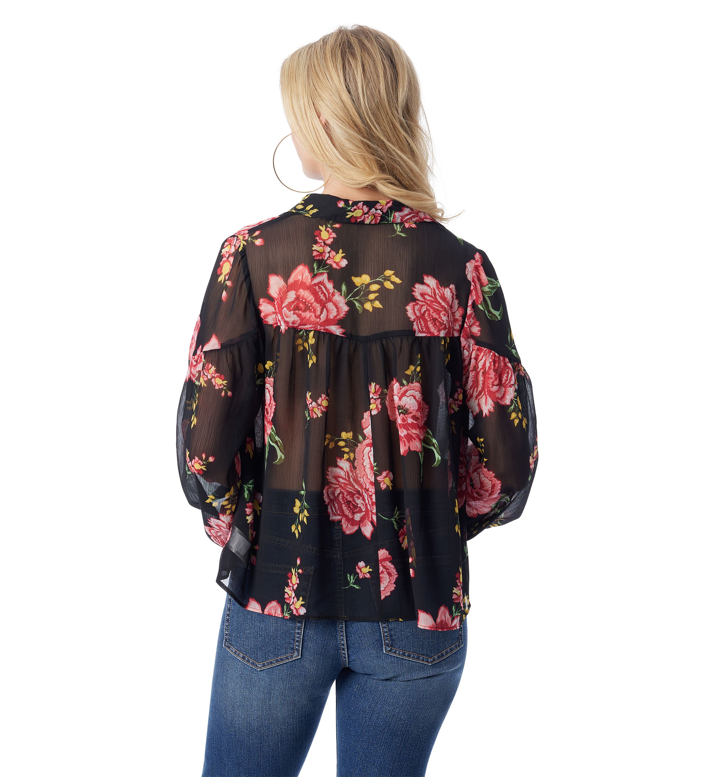Womens Doris Chiffon Blouse 