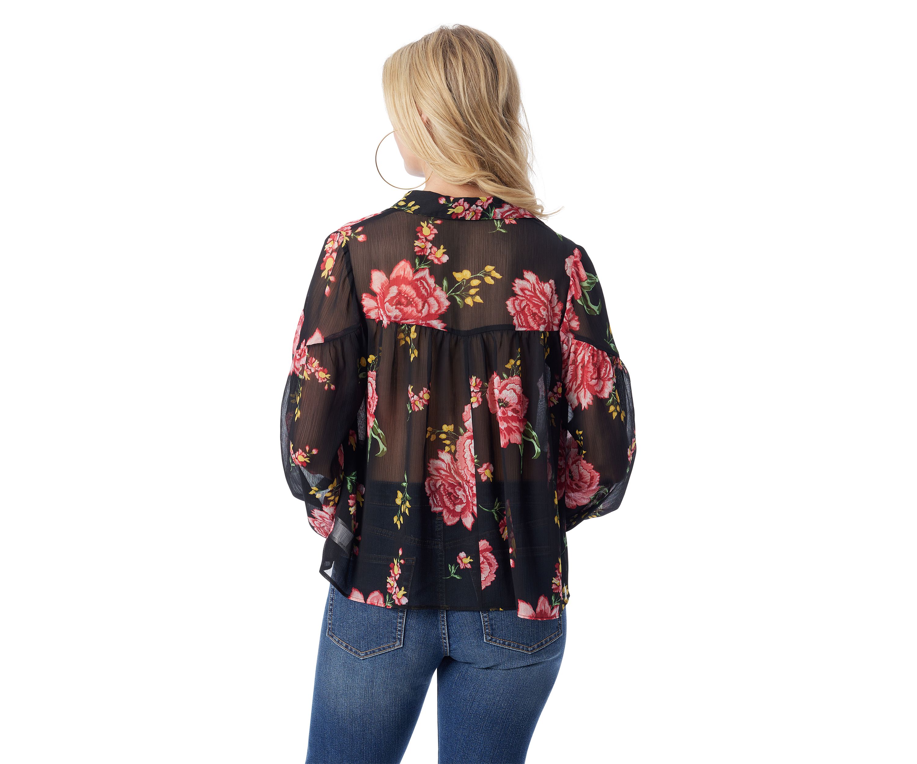Womens Doris Chiffon Blouse 