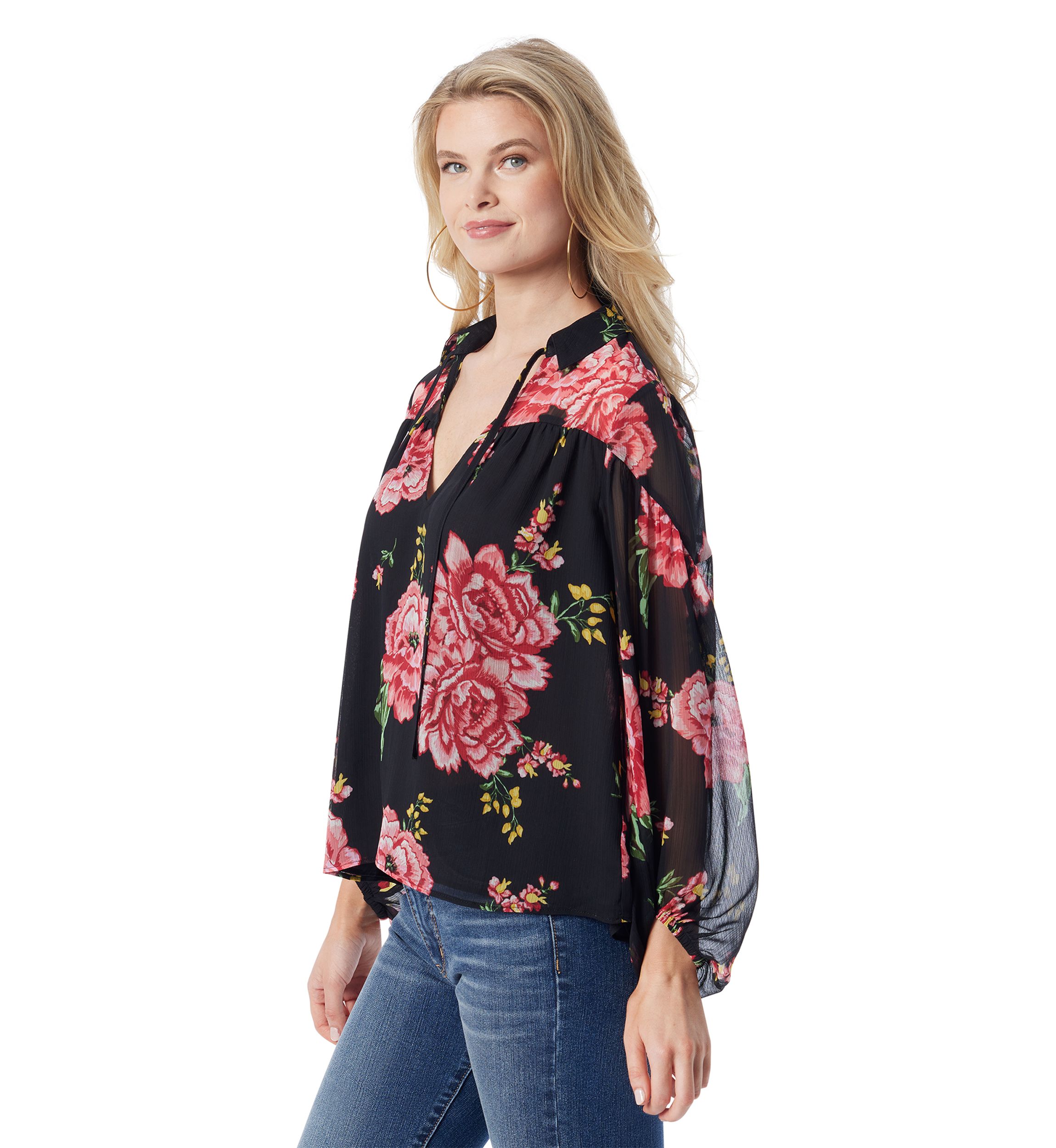 Womens Doris Chiffon Blouse 