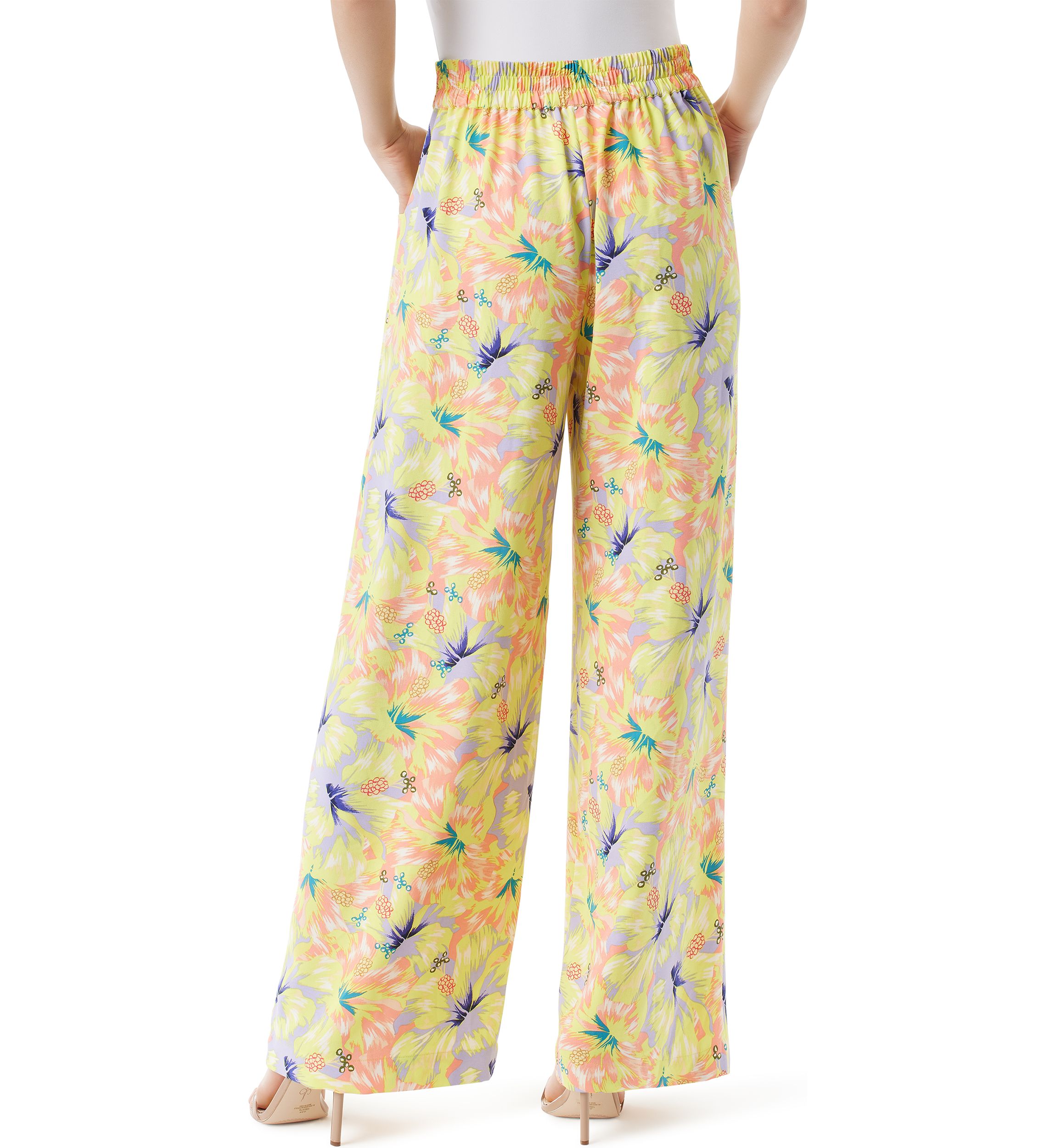 Winnie Printed Wide Leg Soft Pants