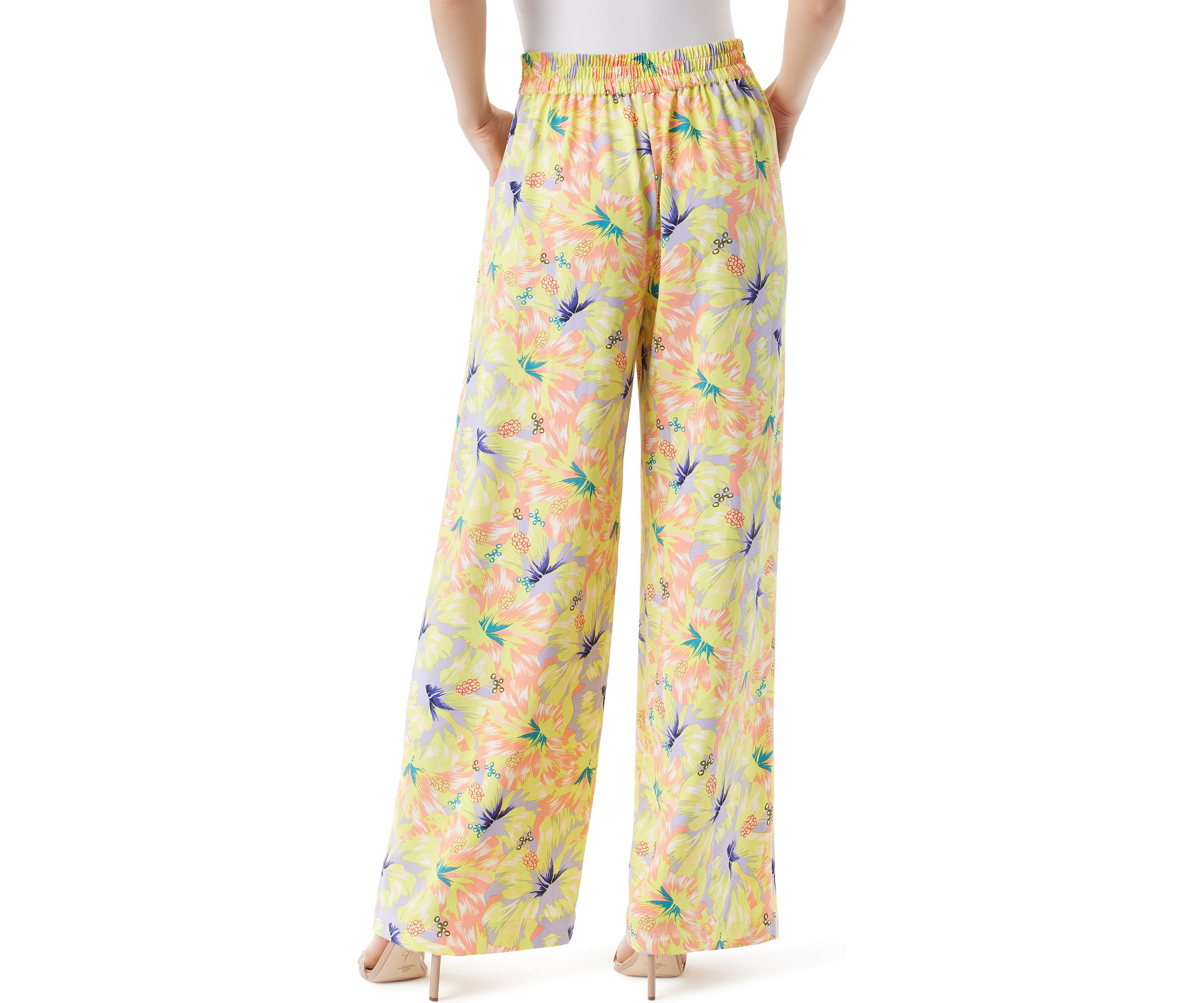 Winnie Printed Wide Leg Soft Pants
