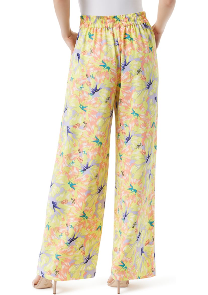 Winnie Printed Wide Leg Soft Pants