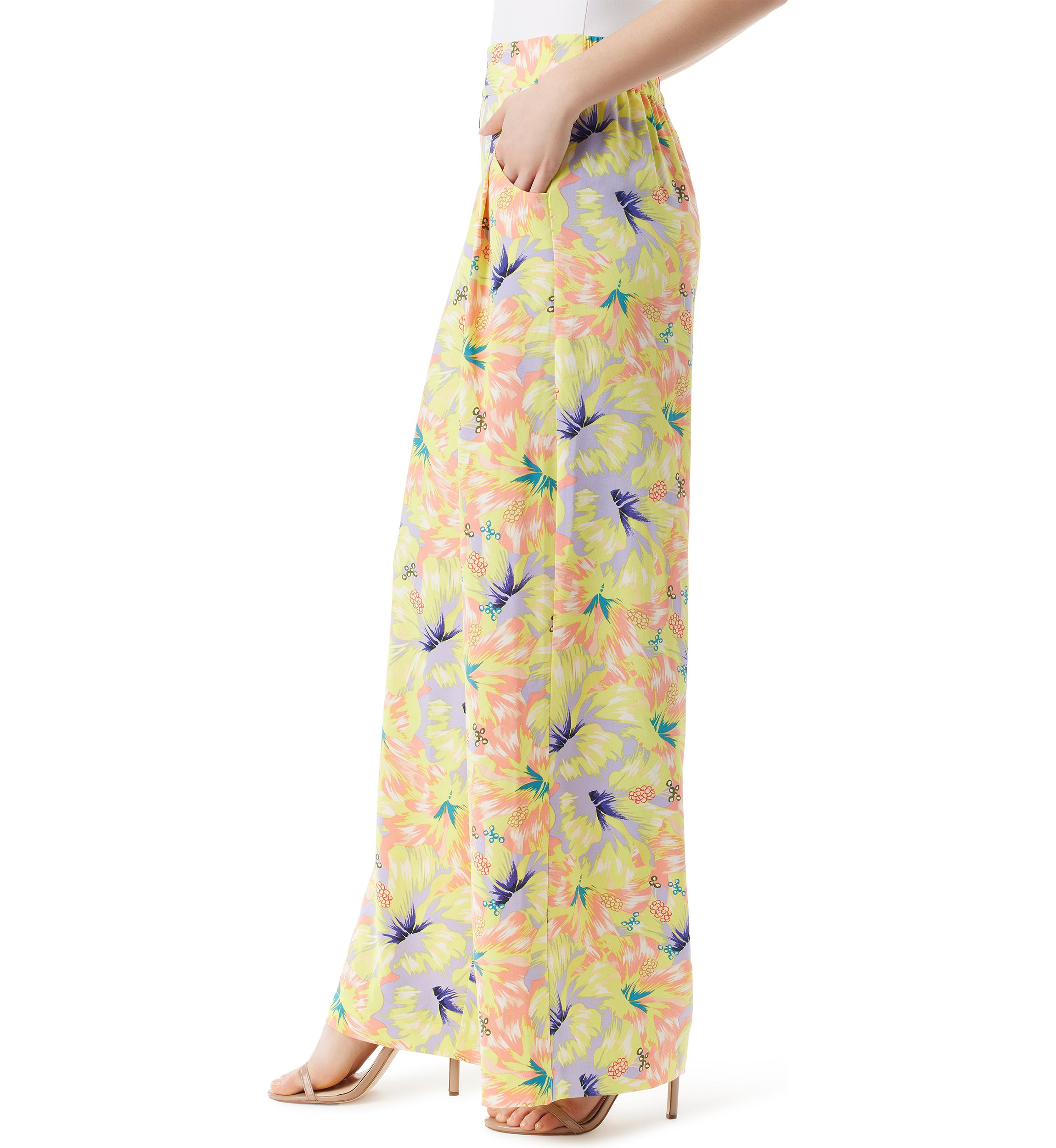 Winnie Printed Wide Leg Soft Pants