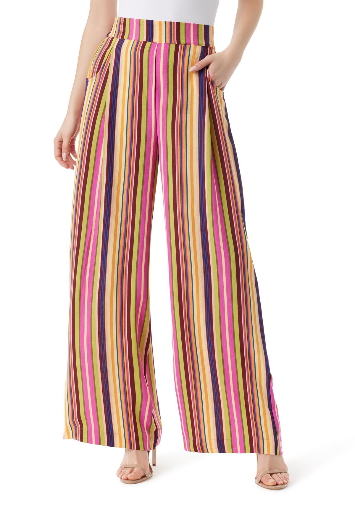 Winnie Printed Wide Leg Soft Pants
