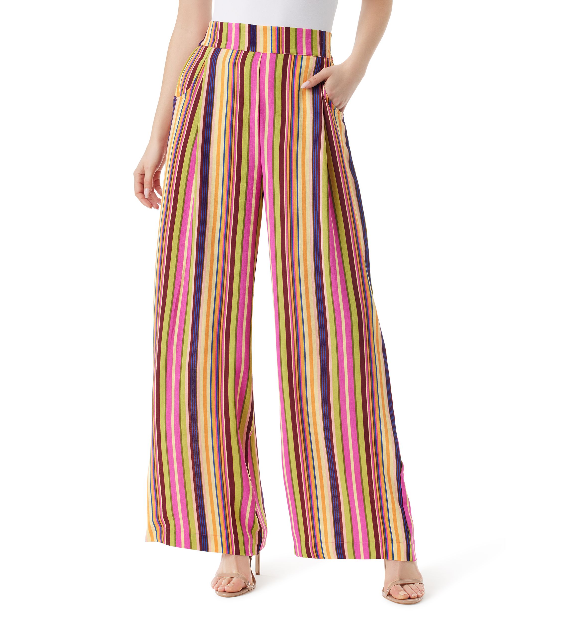 Winnie Printed Wide Leg Soft Pants