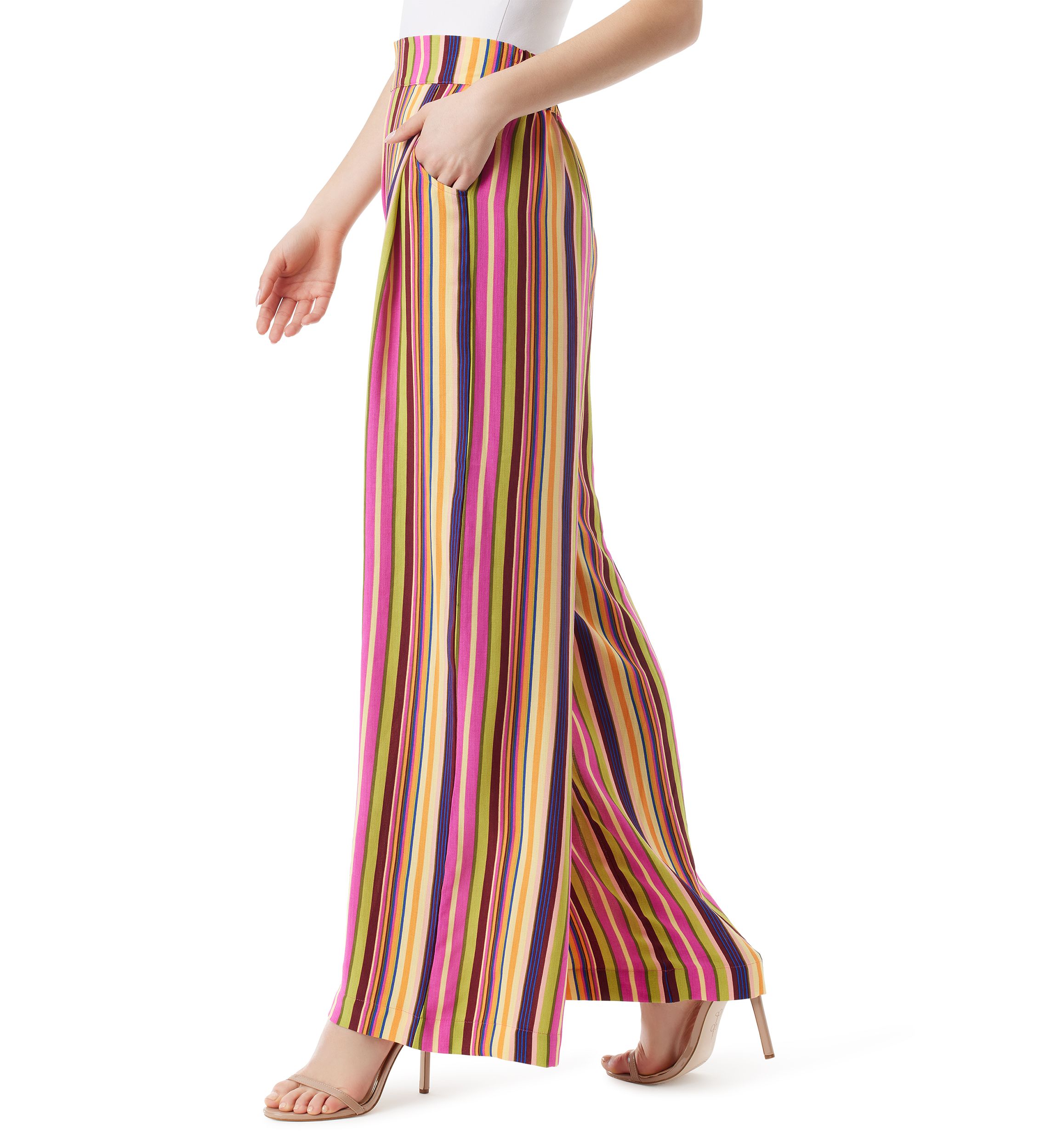 Winnie Printed Wide Leg Soft Pants