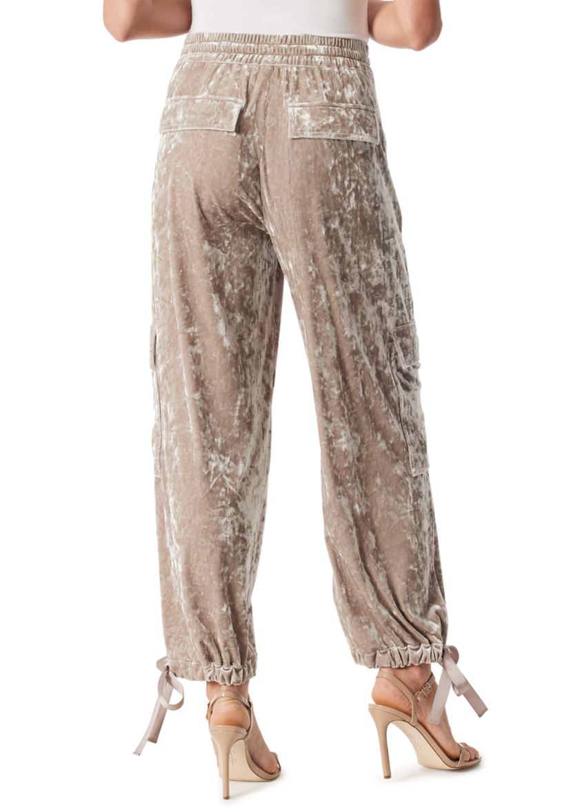 Velvet Cargo Jogger Pants