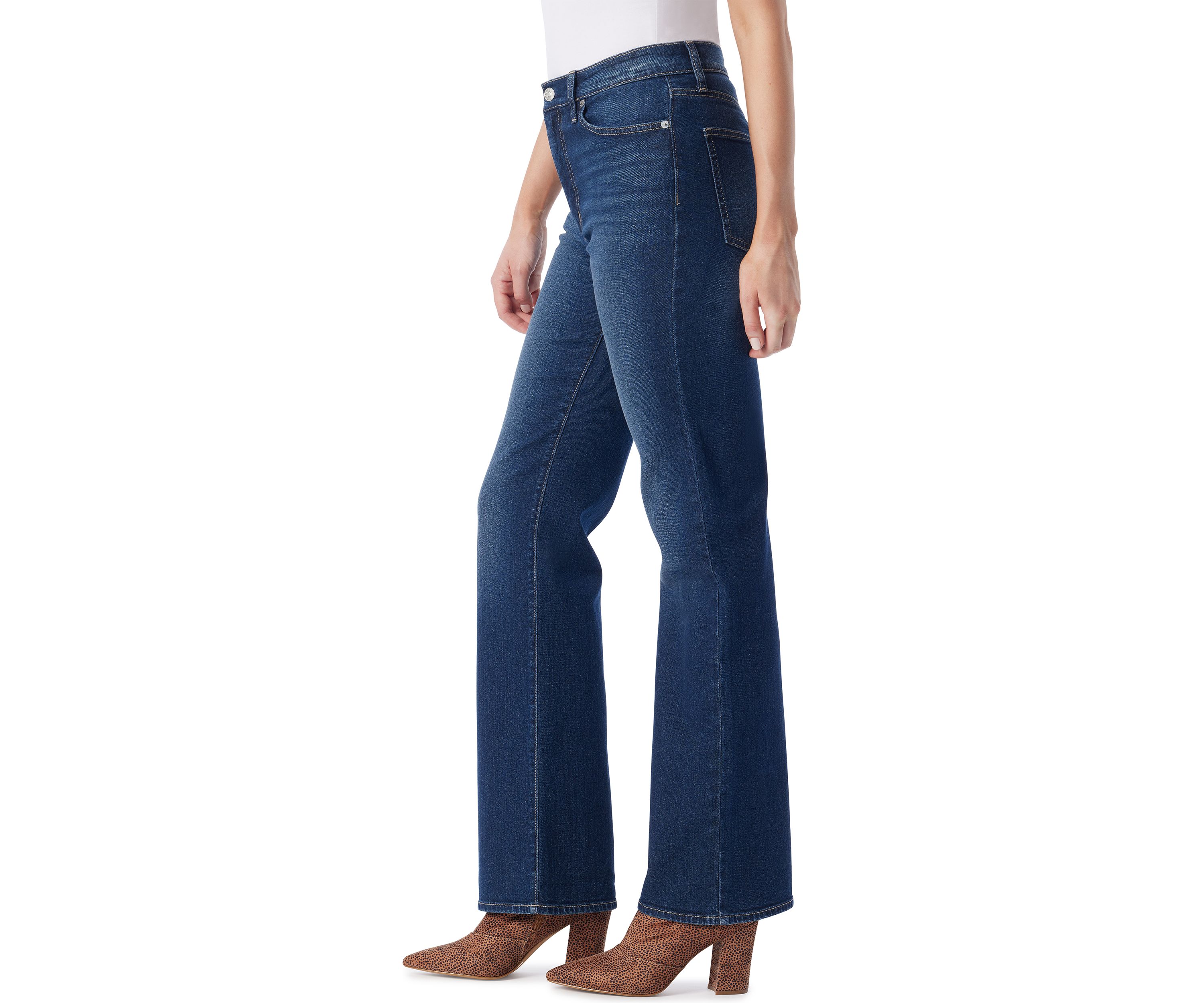 Embroidered Charmed Flare Jeans 