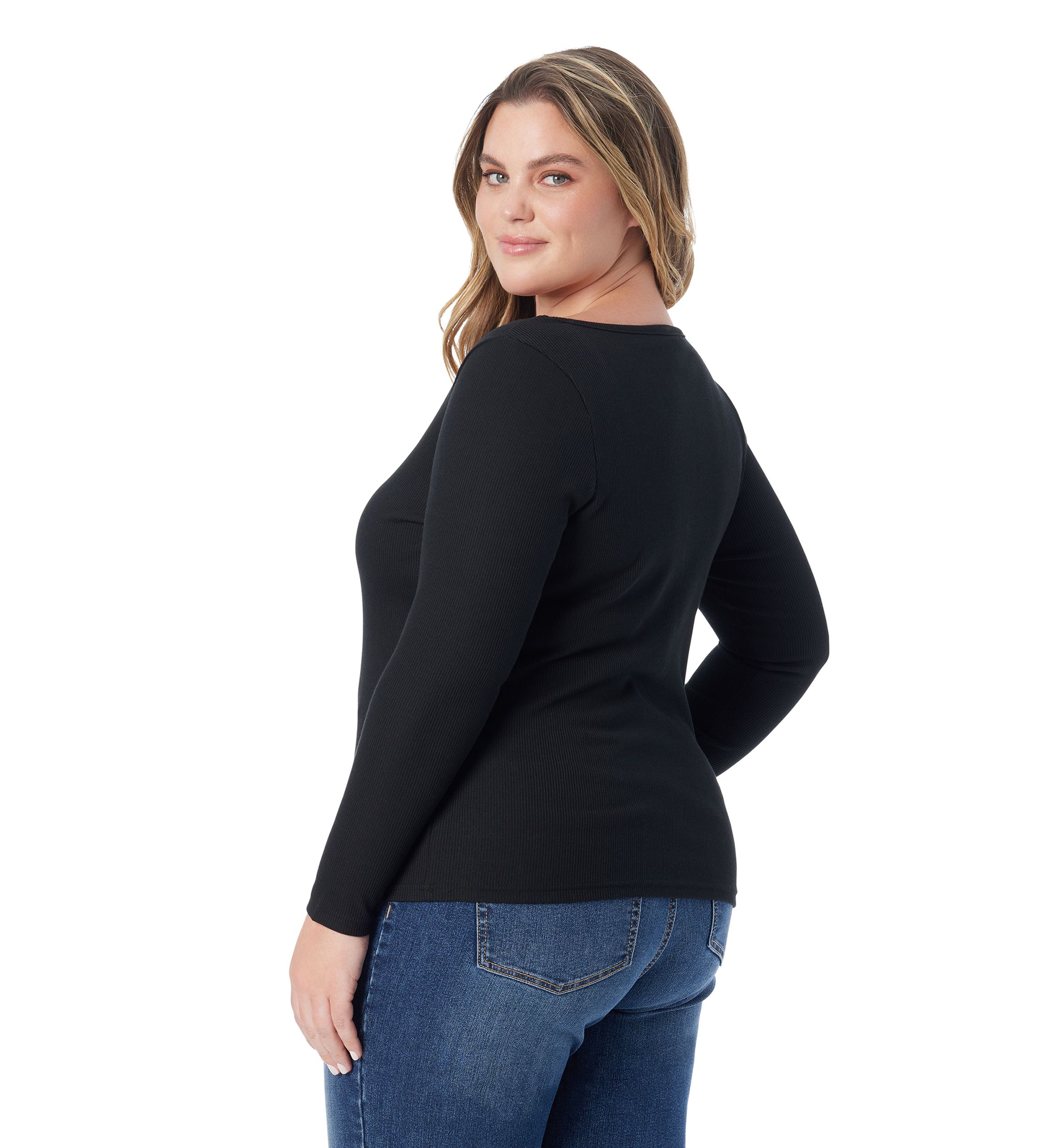 Plus Size Laurel Long Sleeve Knit Top