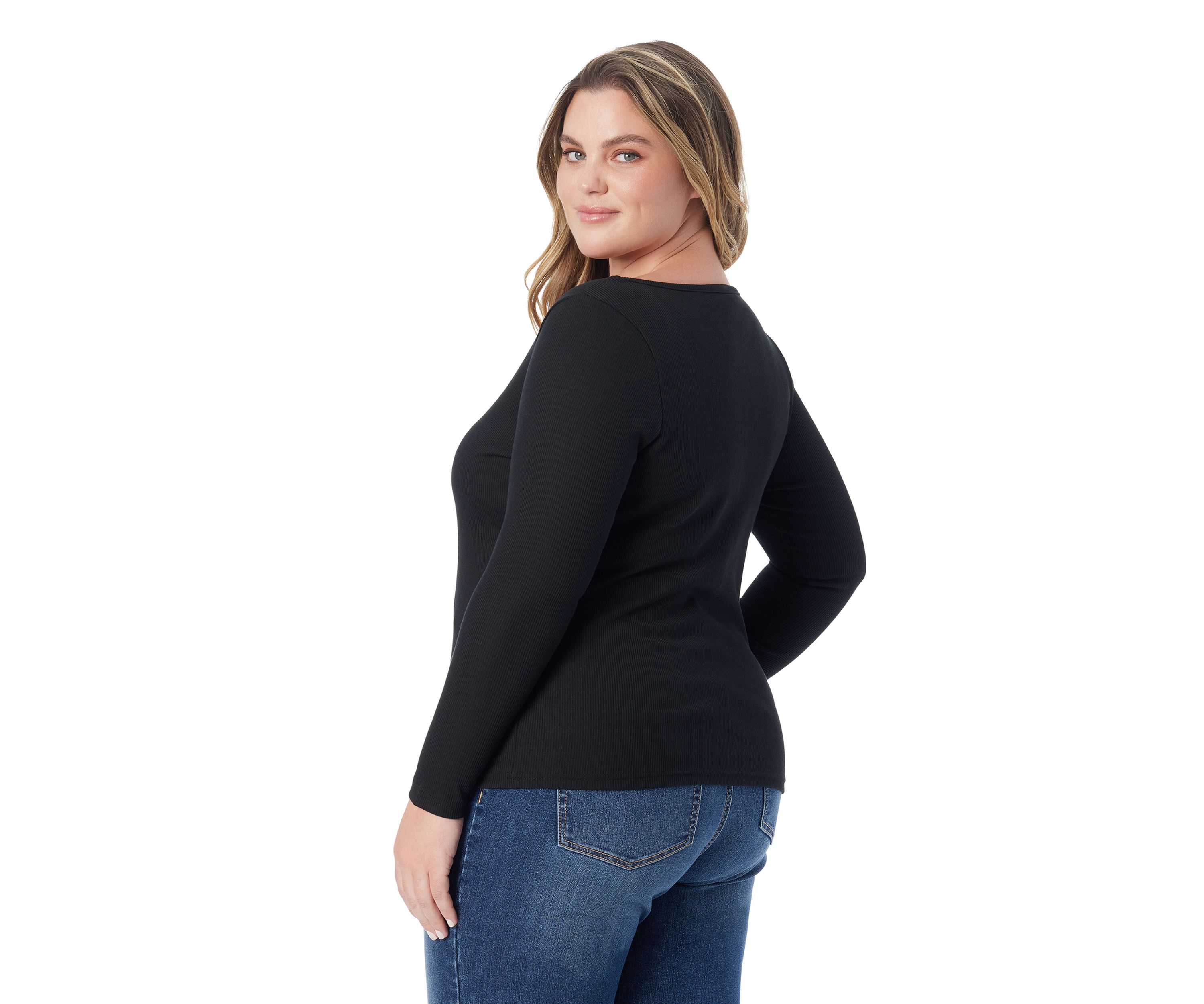 Plus Size Laurel Long Sleeve Knit Top